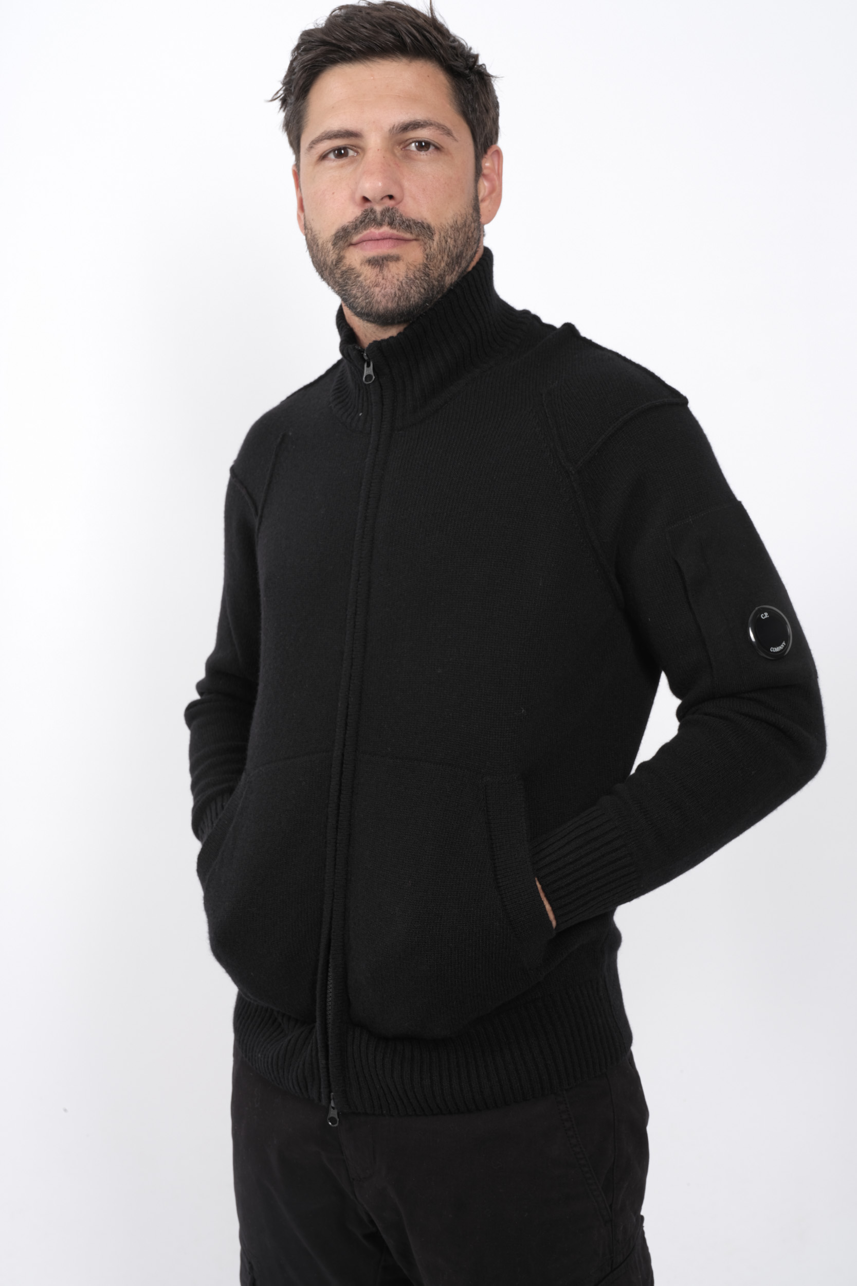  Image du produit GILET C.P COMPANY A ZIP NOIR N143A-999 - 2