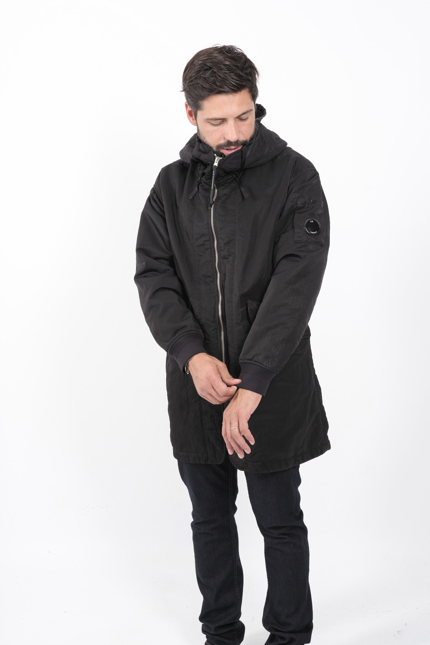  Image du produit PARKAS C.P COMPANY DOUBLE POLAIRE NOIR W187A-999 - 2