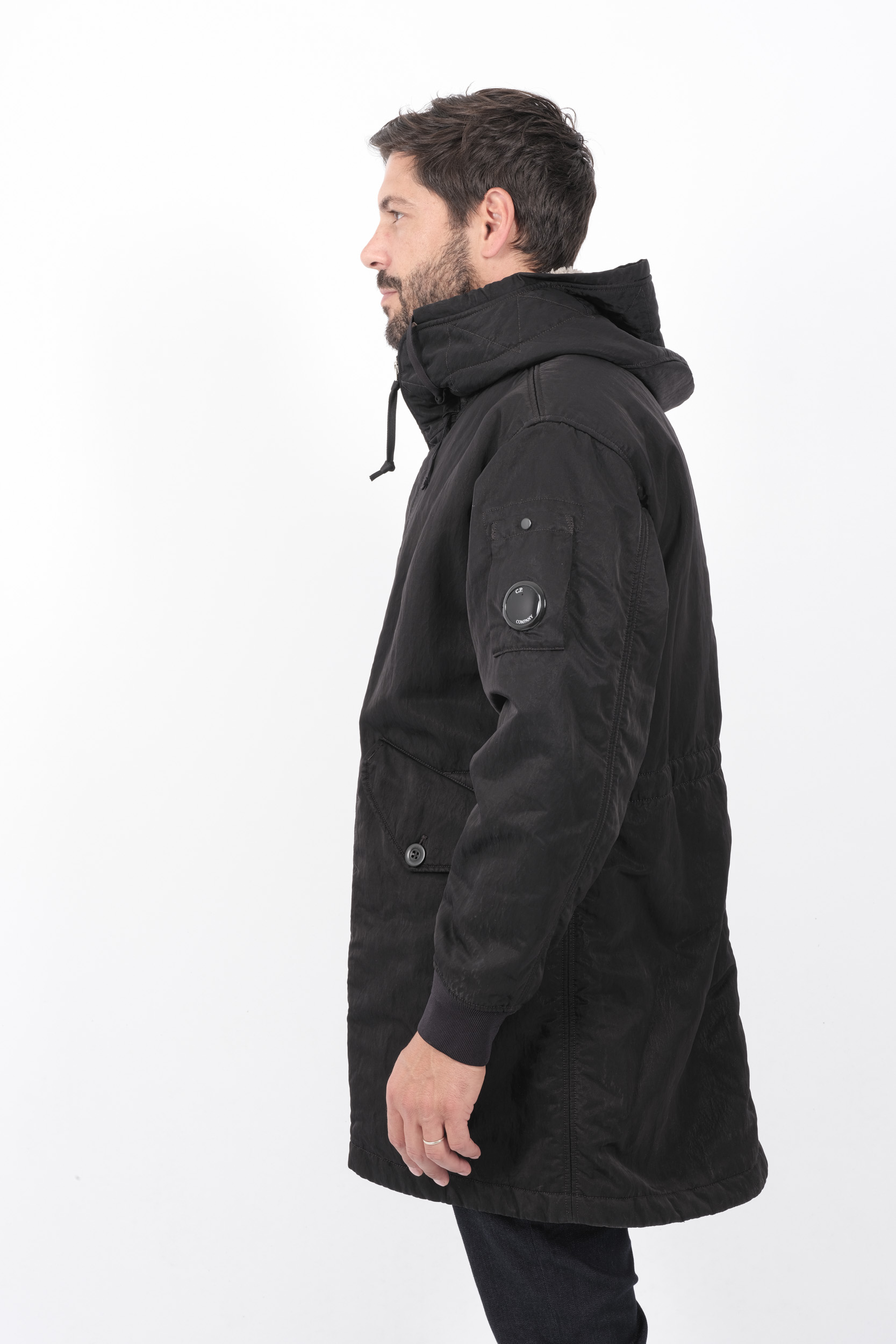  Image du produit PARKAS C.P COMPANY DOUBLE POLAIRE NOIR W187A-999 - 4