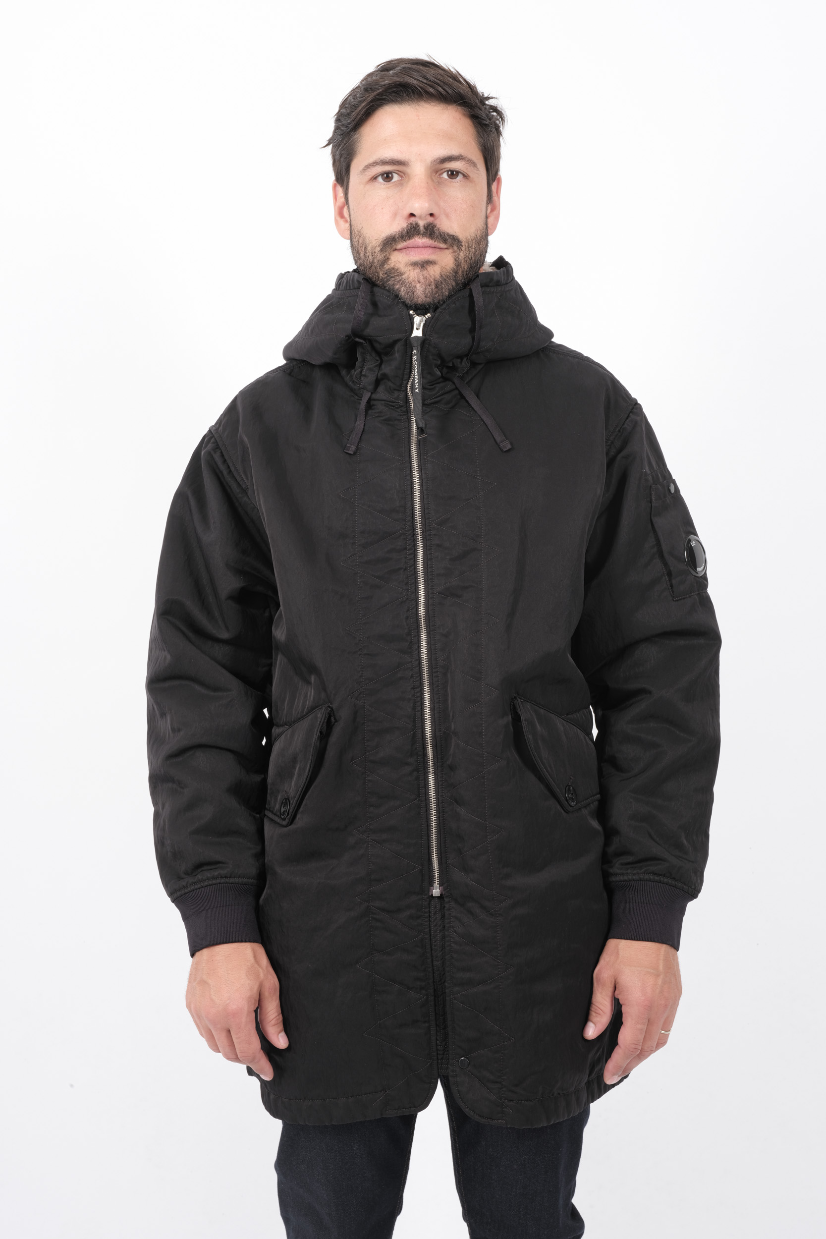  Image du produit PARKAS C.P COMPANY DOUBLE POLAIRE NOIR W187A-999 - 3