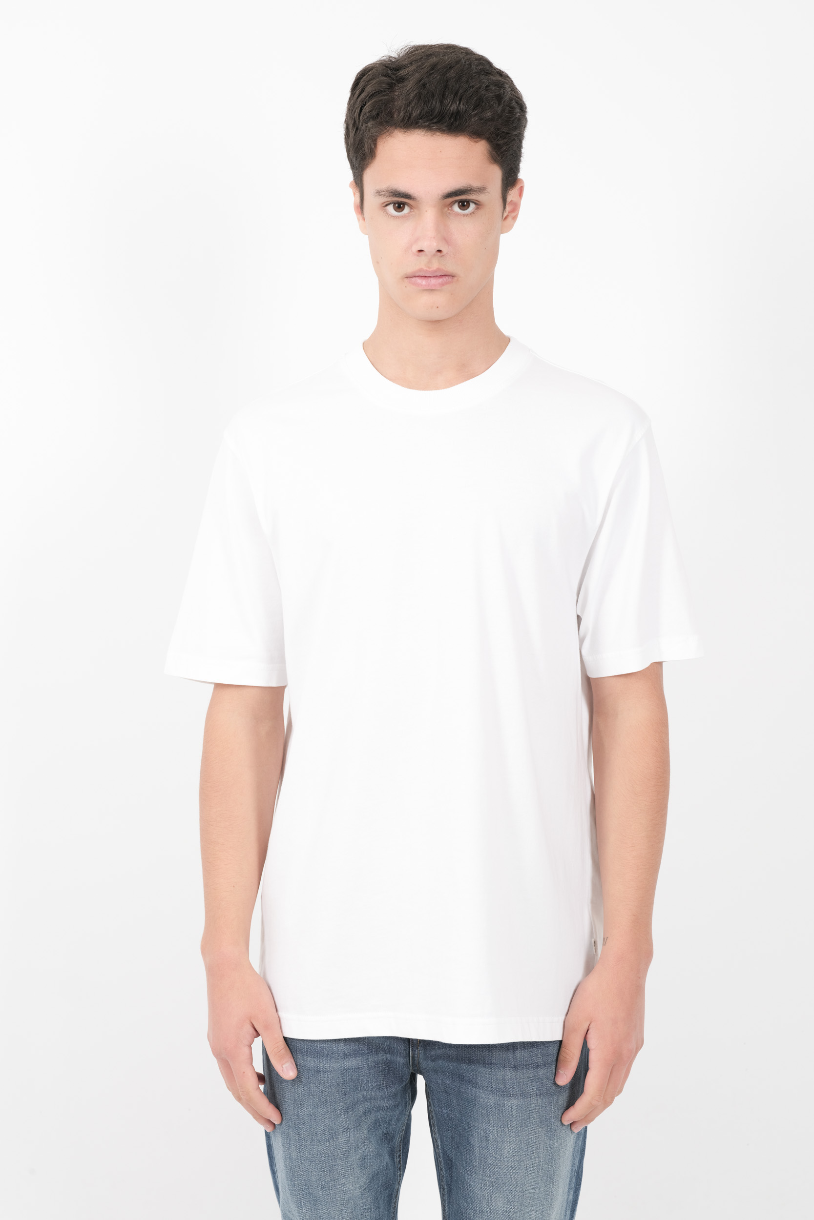 TEE-SHIRT NN07 COL ROND OVERSIZE BLANC ADAM3209-001