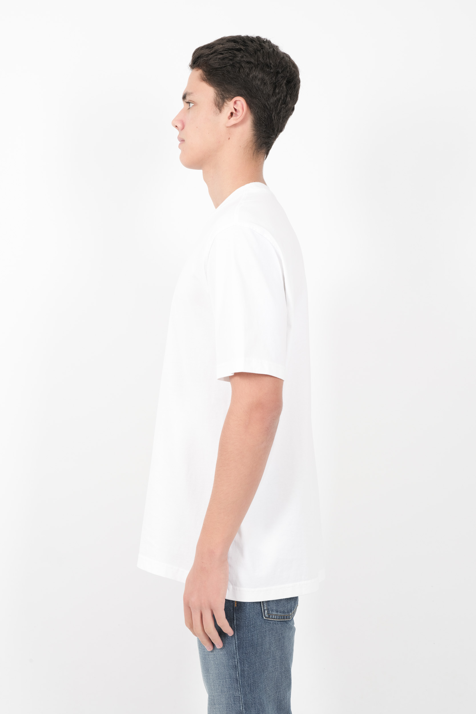 TEE-SHIRT NN07 COL ROND OVERSIZE BLANC ADAM3209-001