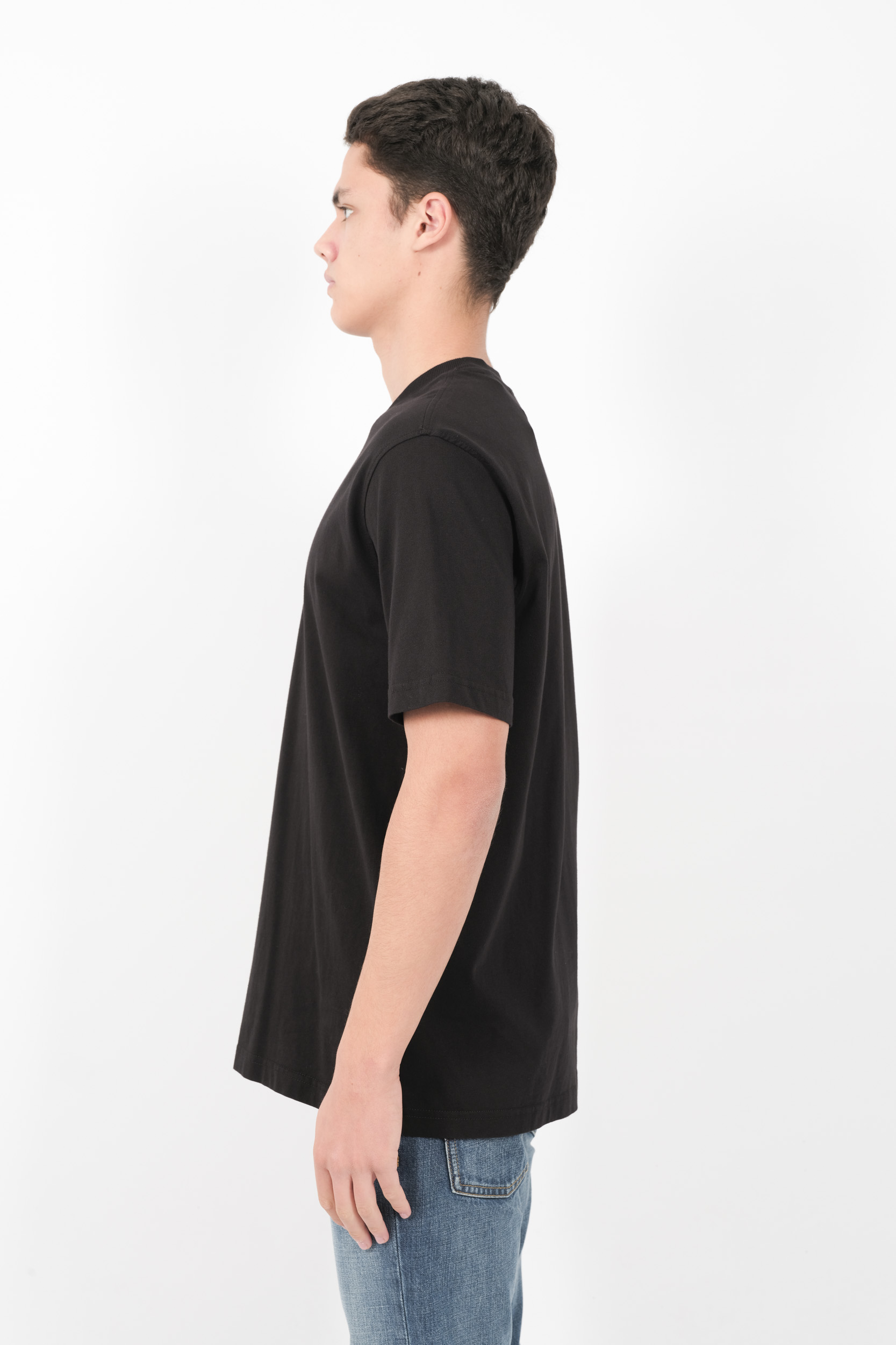 TEE-SHIRT NN07 COL ROND OVERSIZE NOIR ADAM3209-999