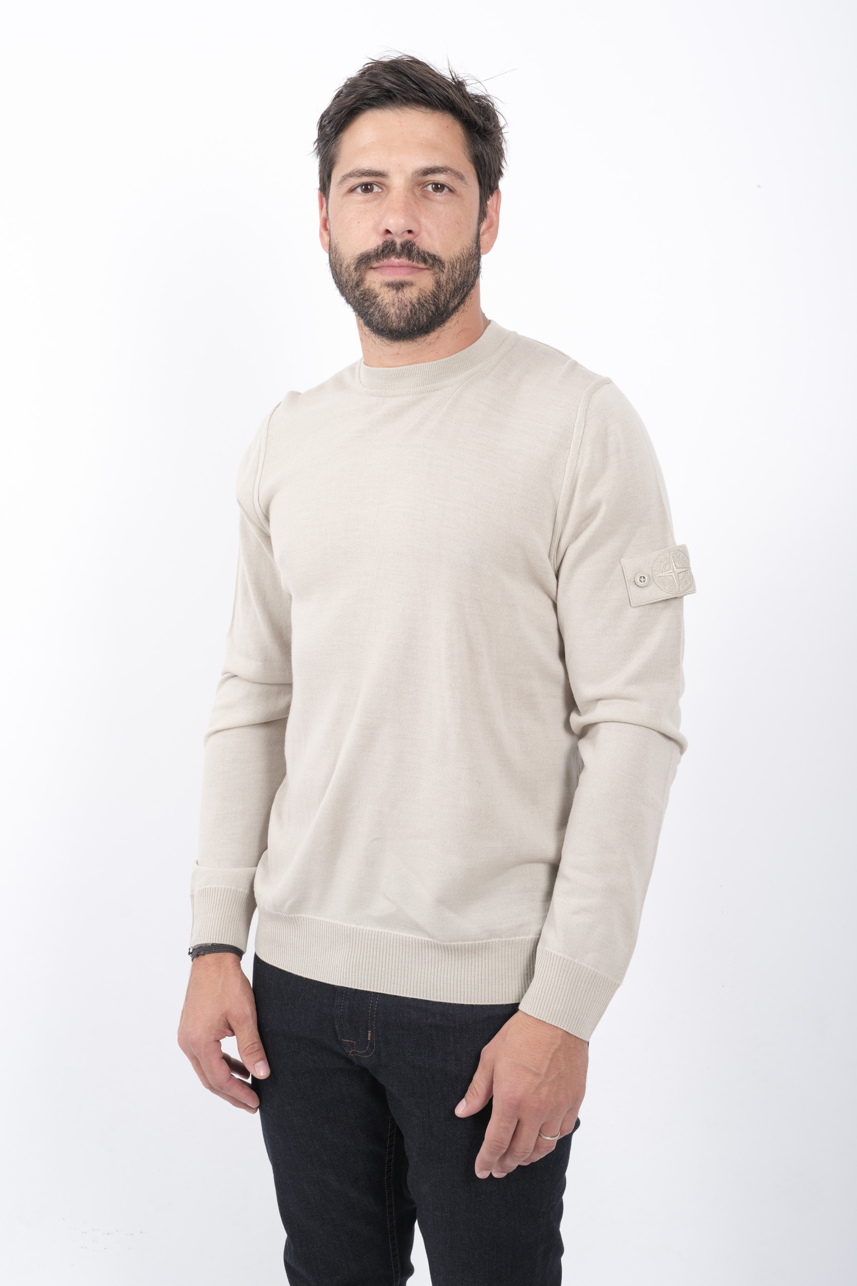  Image du produit PULL STONE ISLAND BEIGE GHOST 8115566FC-V0090 - 2