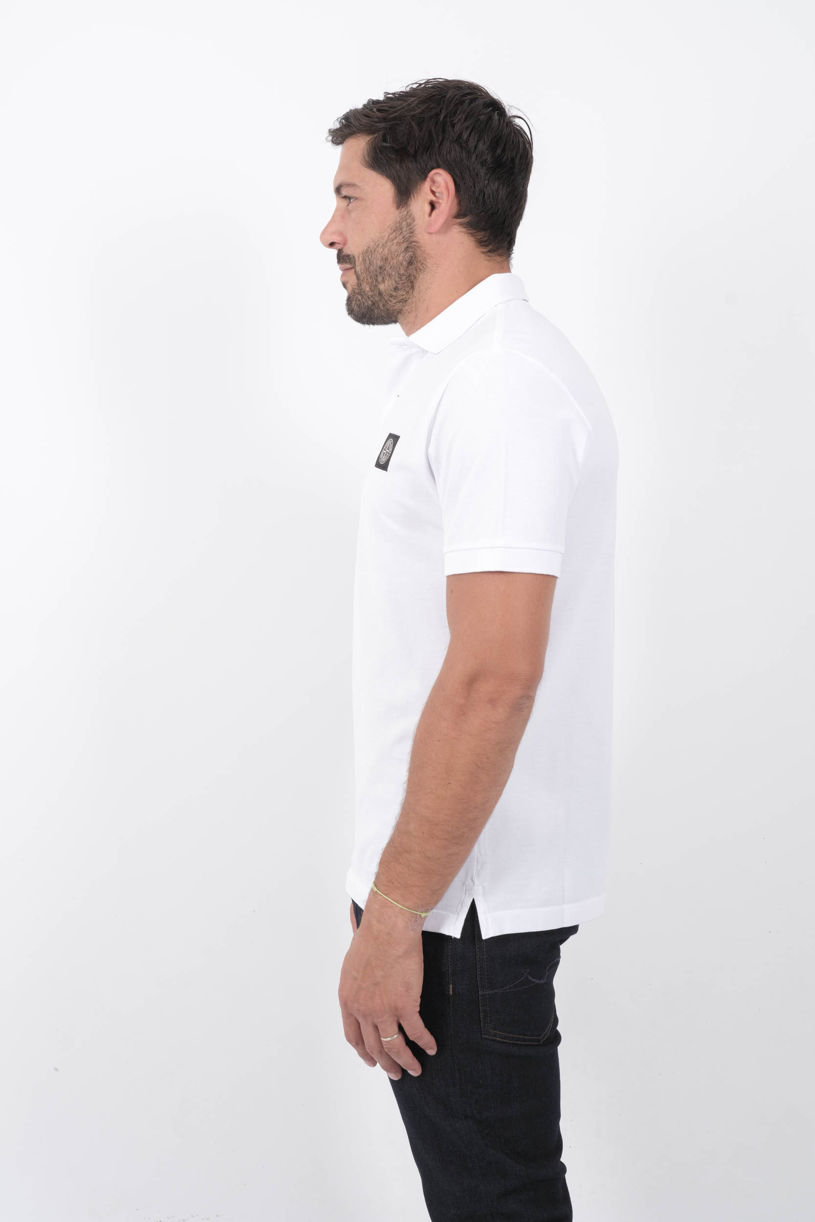 POLO STONE ISLAND BLANC 81152SC17-A0001