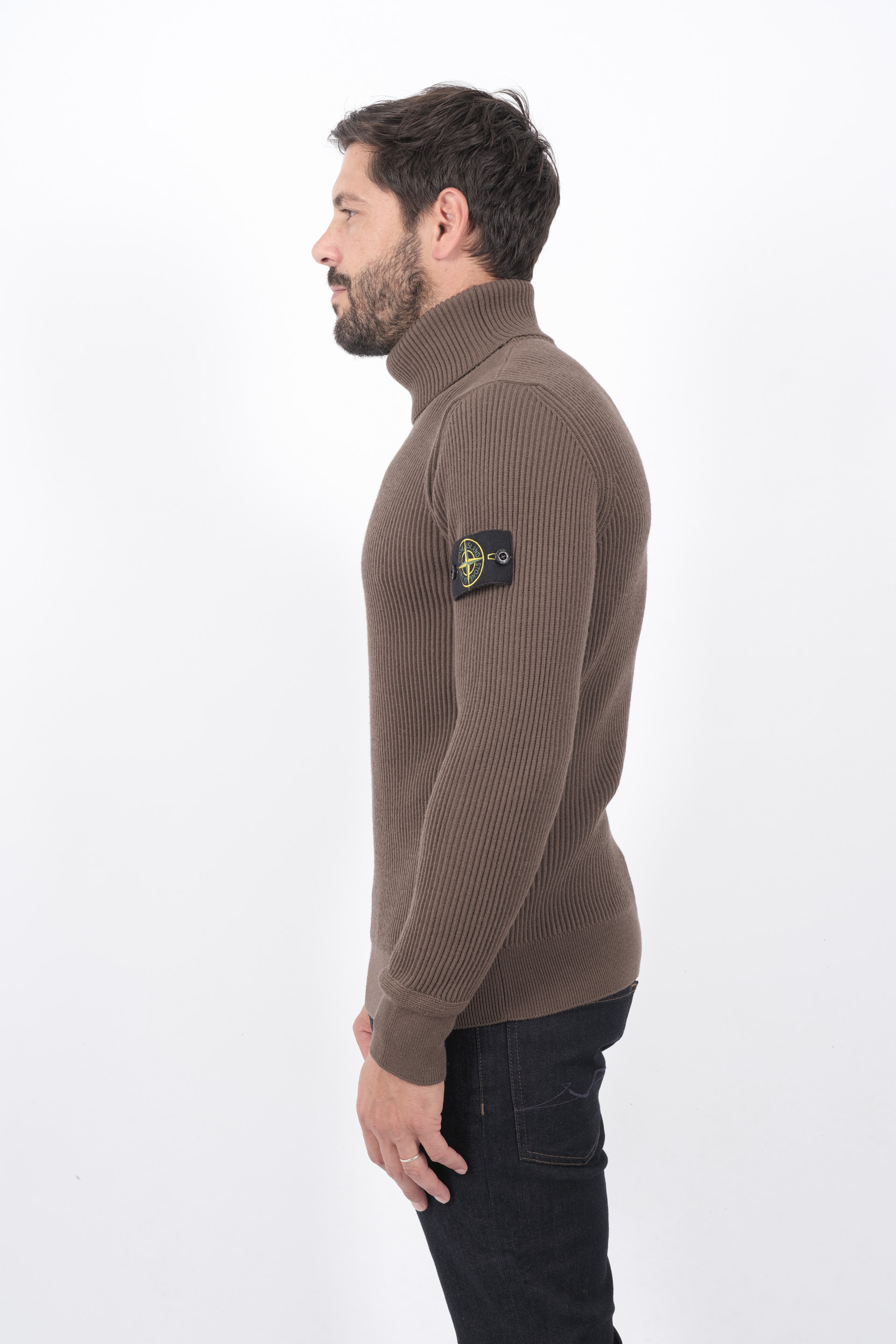 PULL STONE ISLAND MARRON 8115552C2-V0075