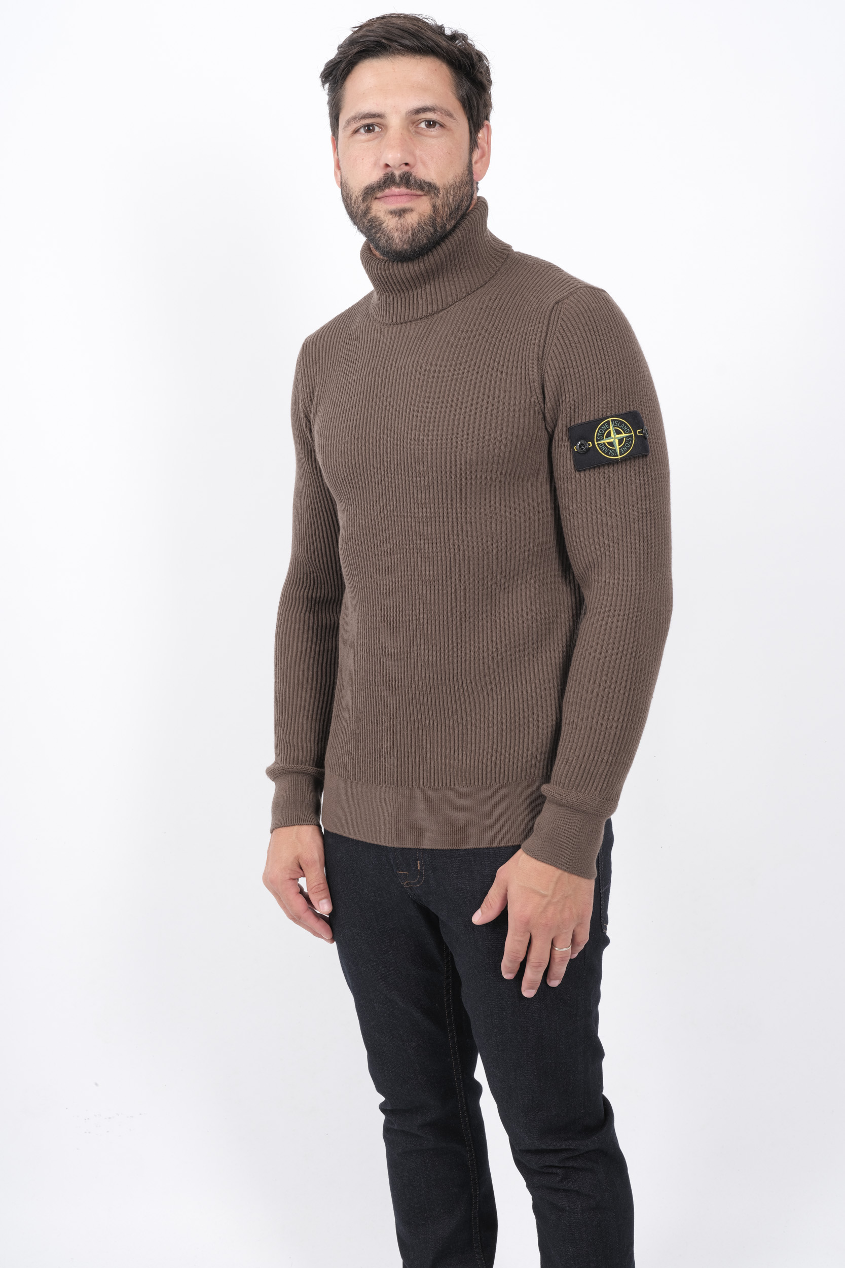 PULL STONE ISLAND MARRON 8115552C2-V0075