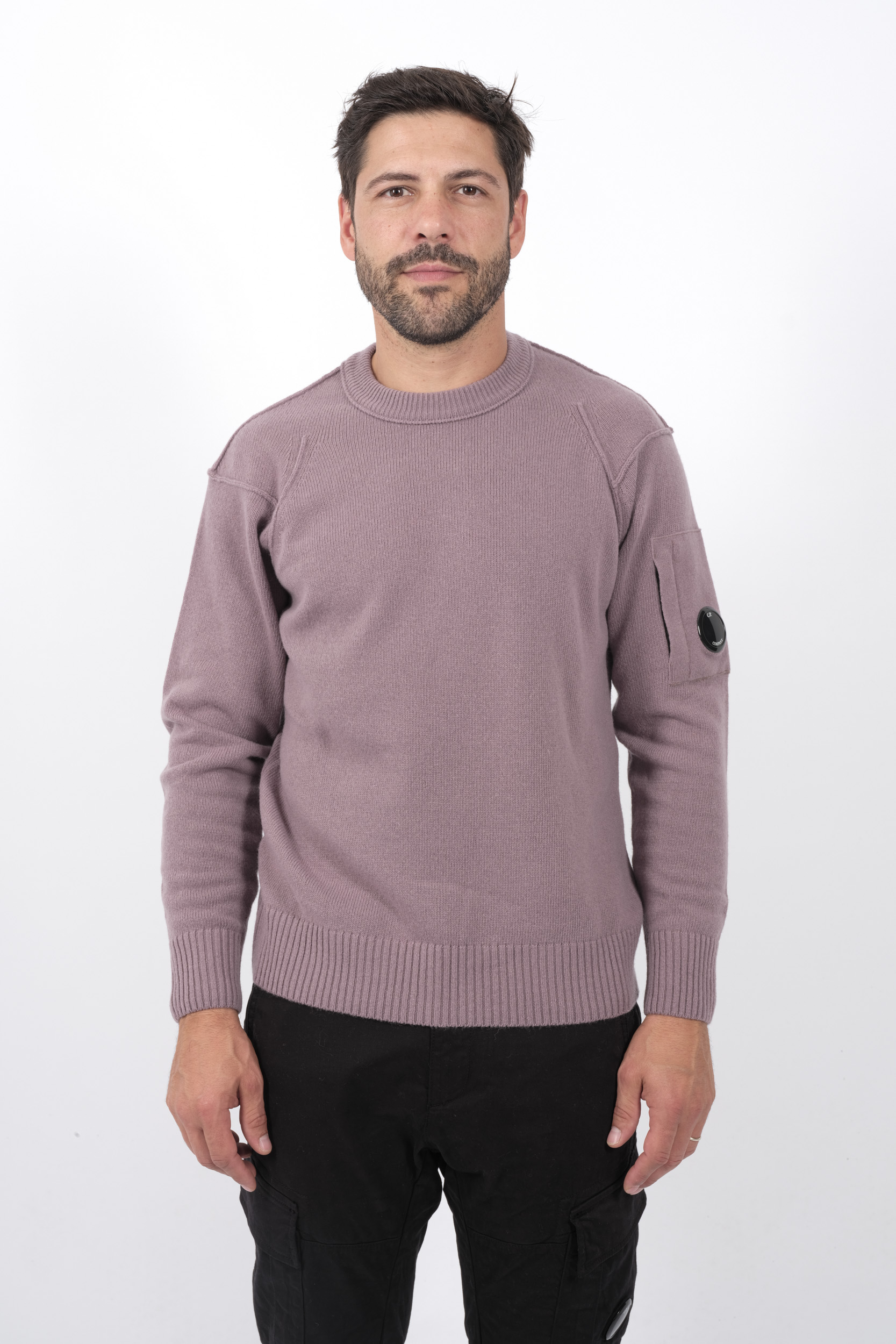 PULL C.P COMPANY COL ROND LAVANDE N047A-735