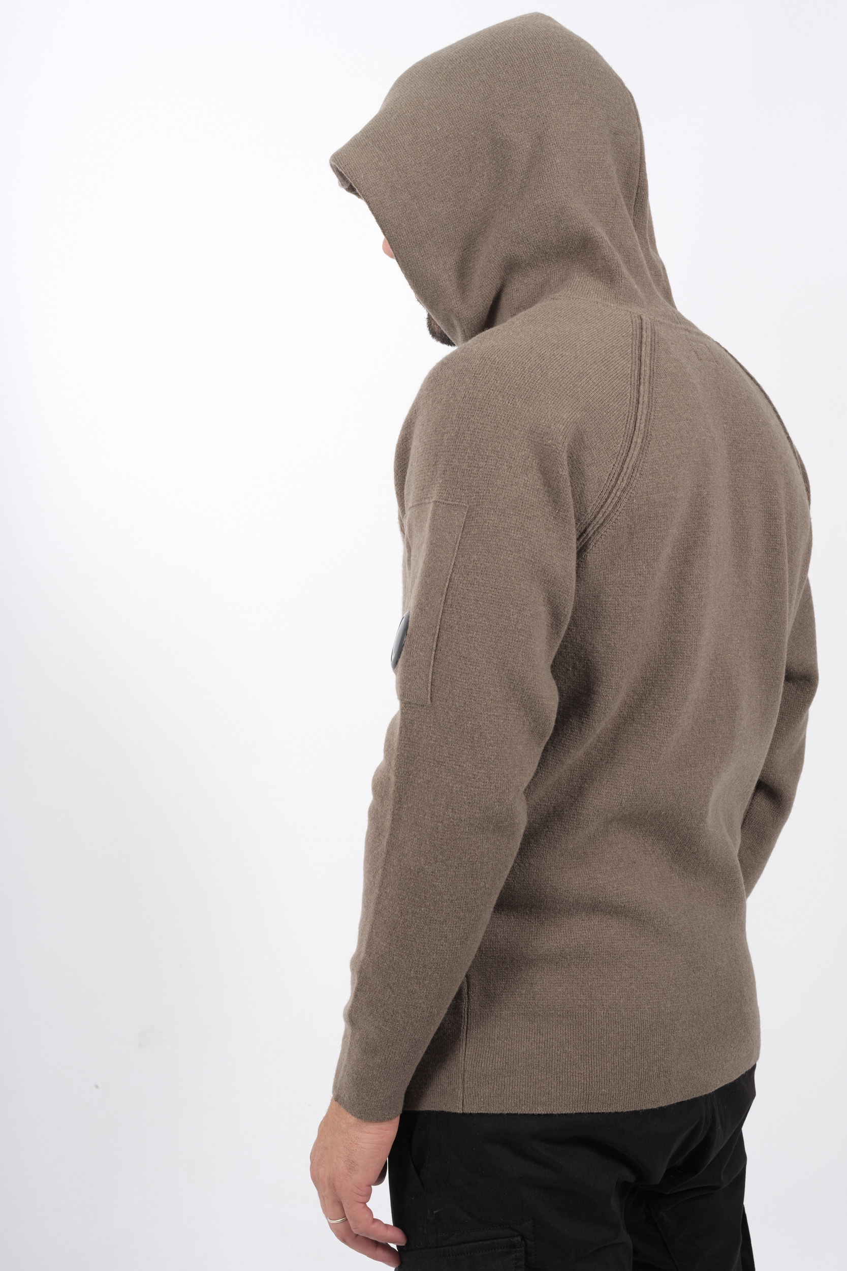  Image du produit PULL C.P COMPANY A CAPUCHE KAKI N149A-359 - 2