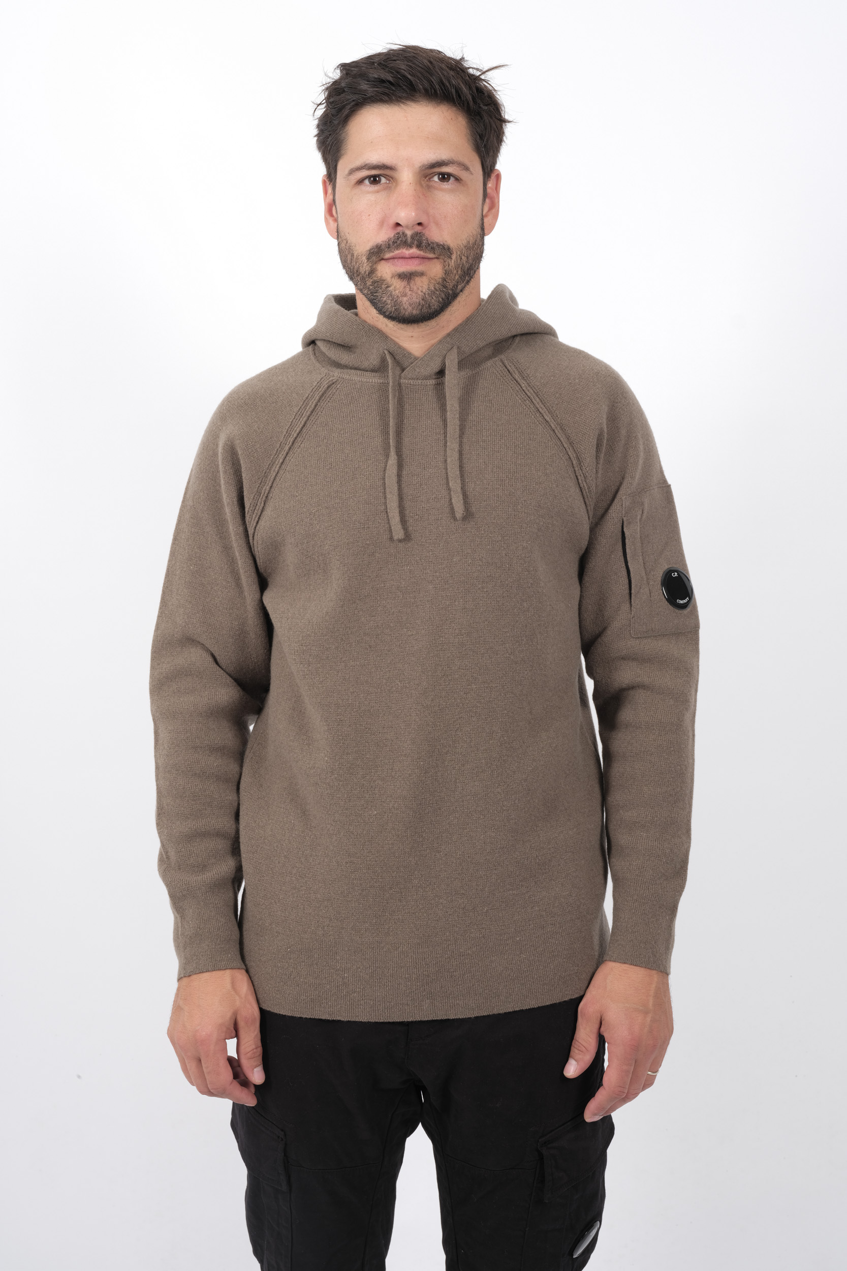  Image du produit PULL C.P COMPANY A CAPUCHE KAKI N149A-359 - 3