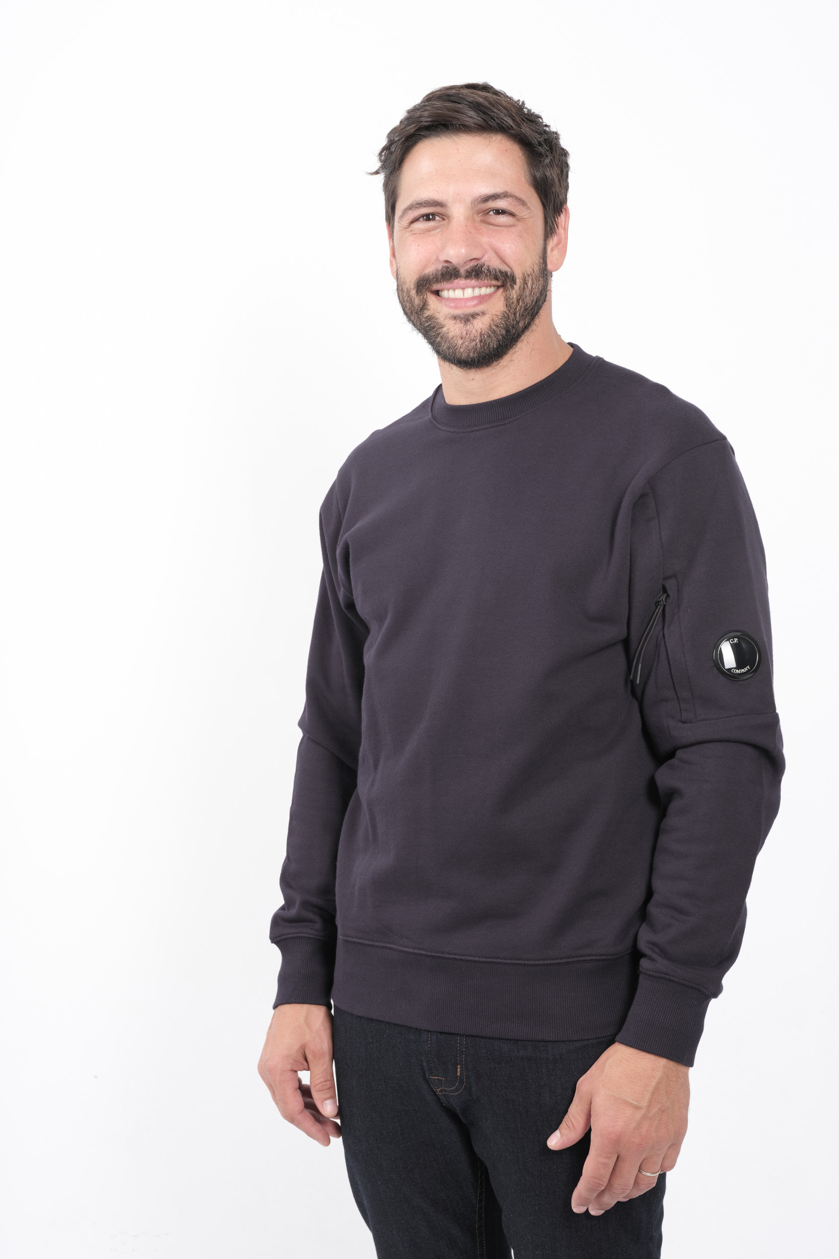  Image du produit SWEAT C.P COMPANY COL ROND MARINE S023A-888 - 2