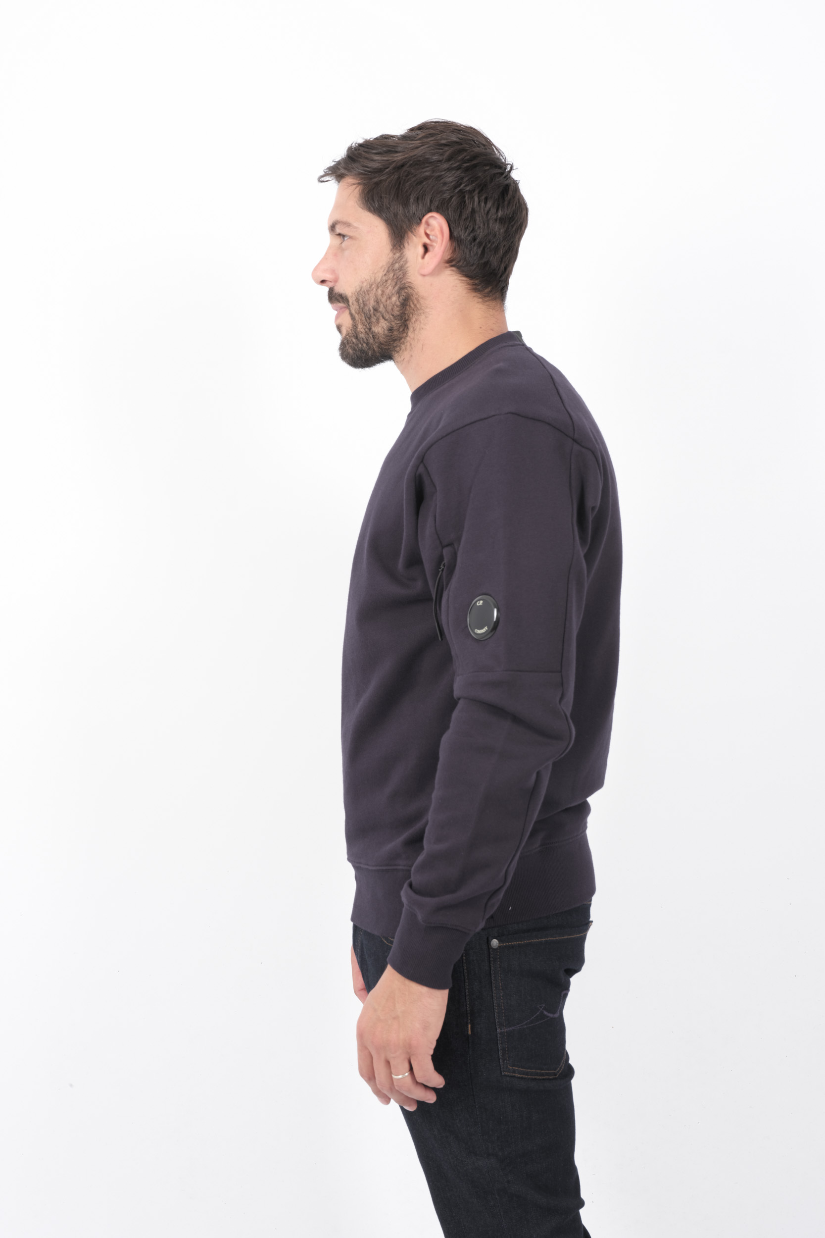  Image du produit SWEAT C.P COMPANY COL ROND MARINE S023A-888 - 4