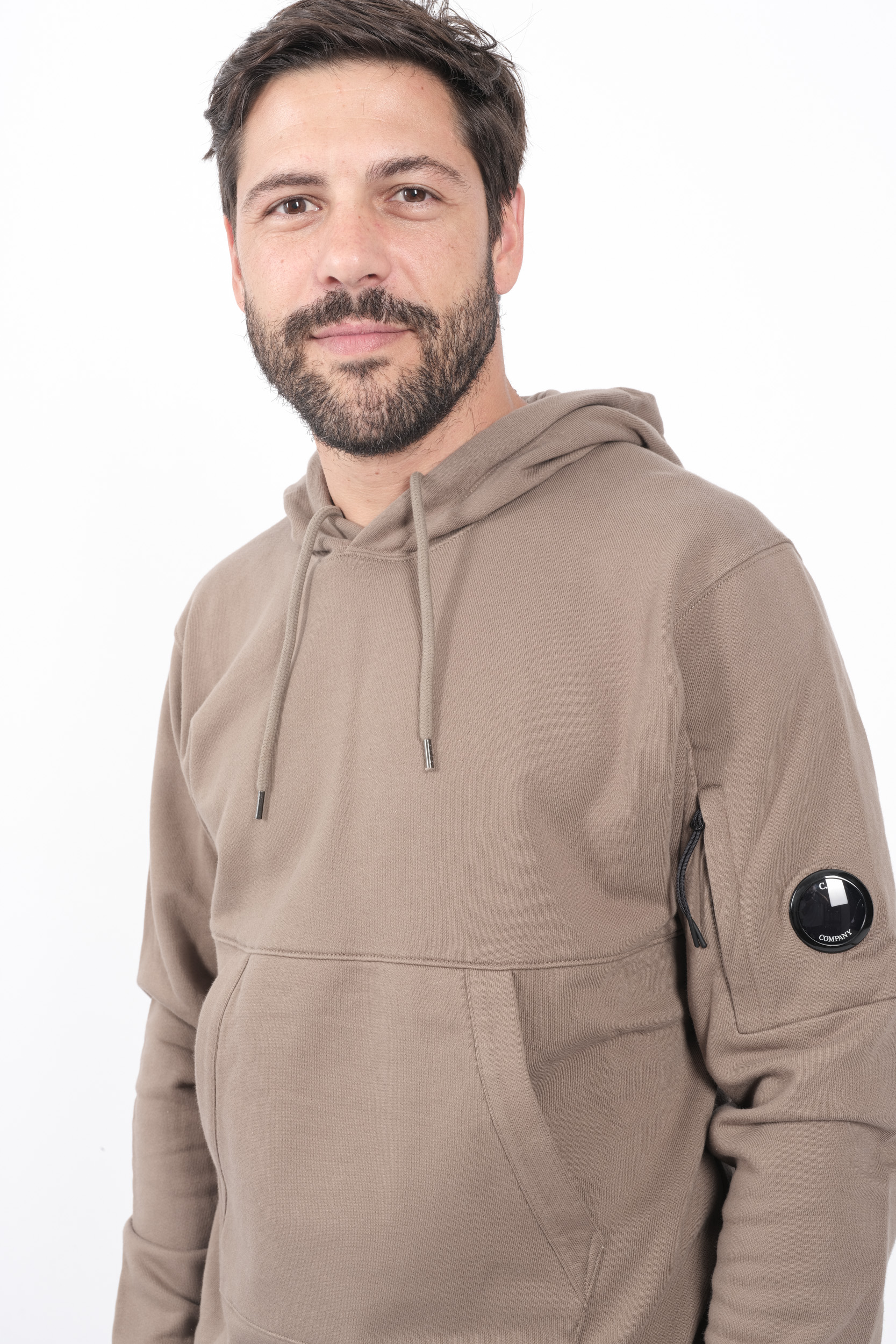  Image du produit SWEAT C.P COMPANY CAPUCHE BEIGE S024A-359 - 2