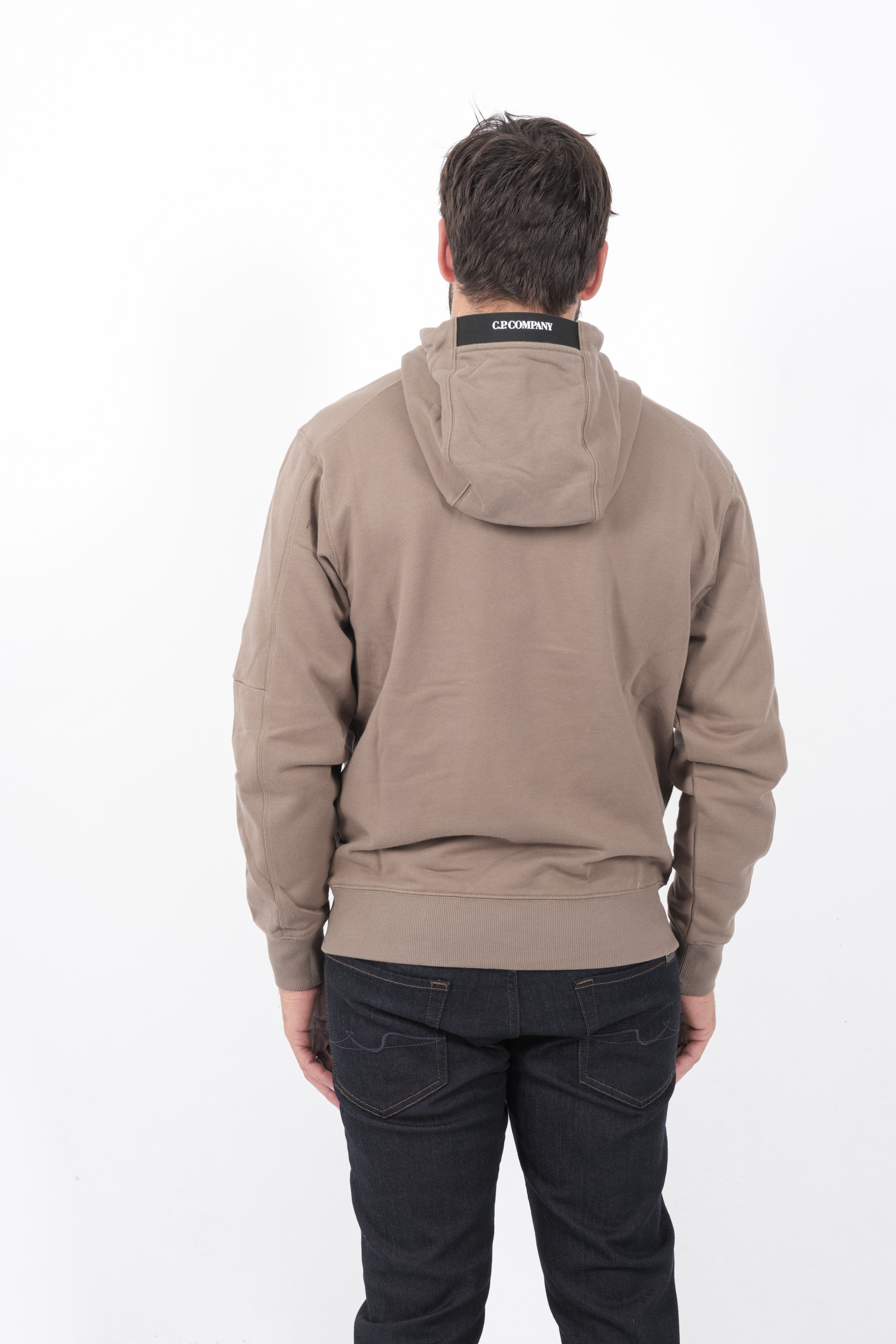  Image du produit SWEAT C.P COMPANY CAPUCHE BEIGE S024A-359 - 5