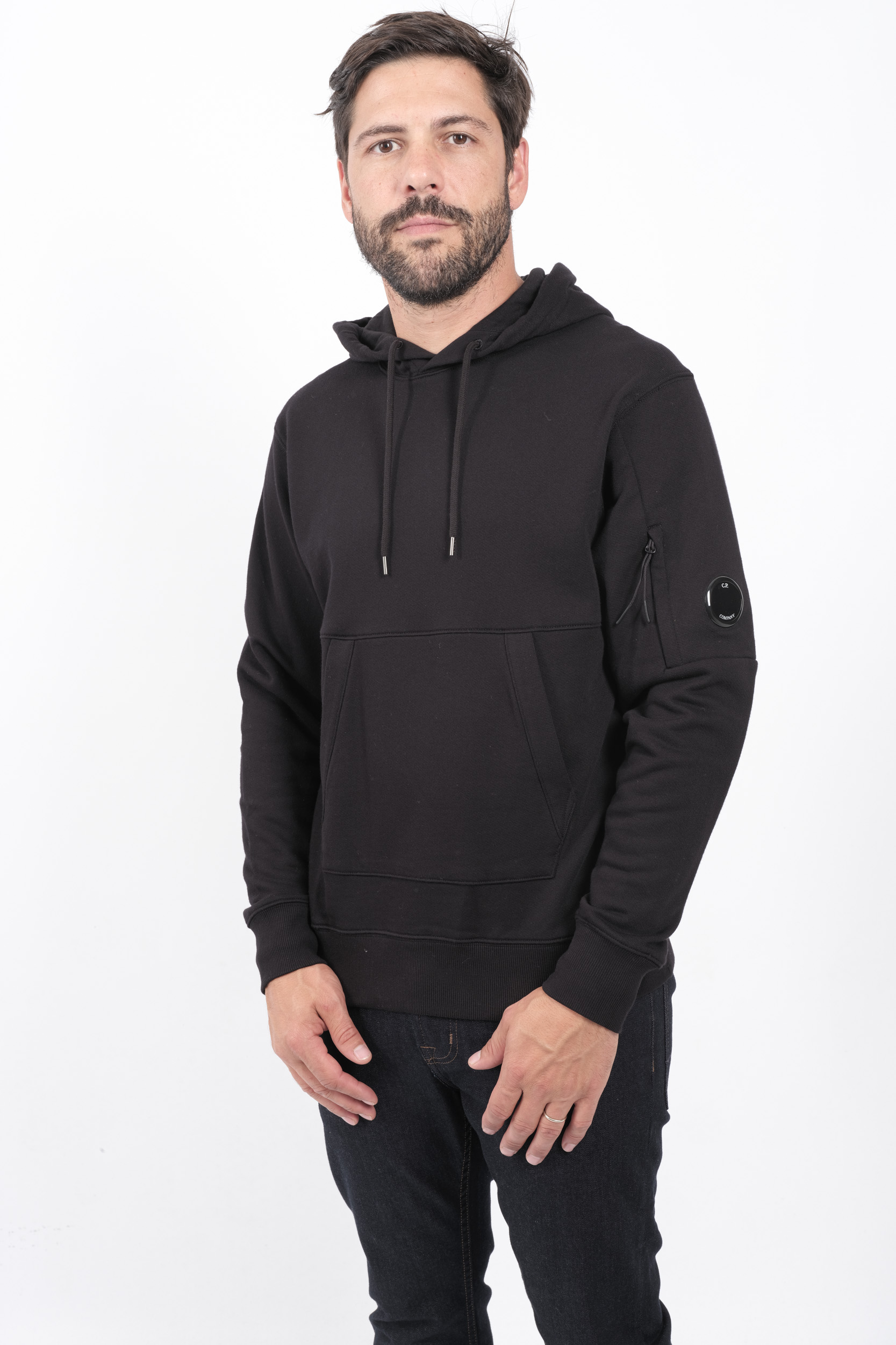  Image du produit SWEAT C.P COMPANY CAPUCHE NOIR S024A-999 - 2