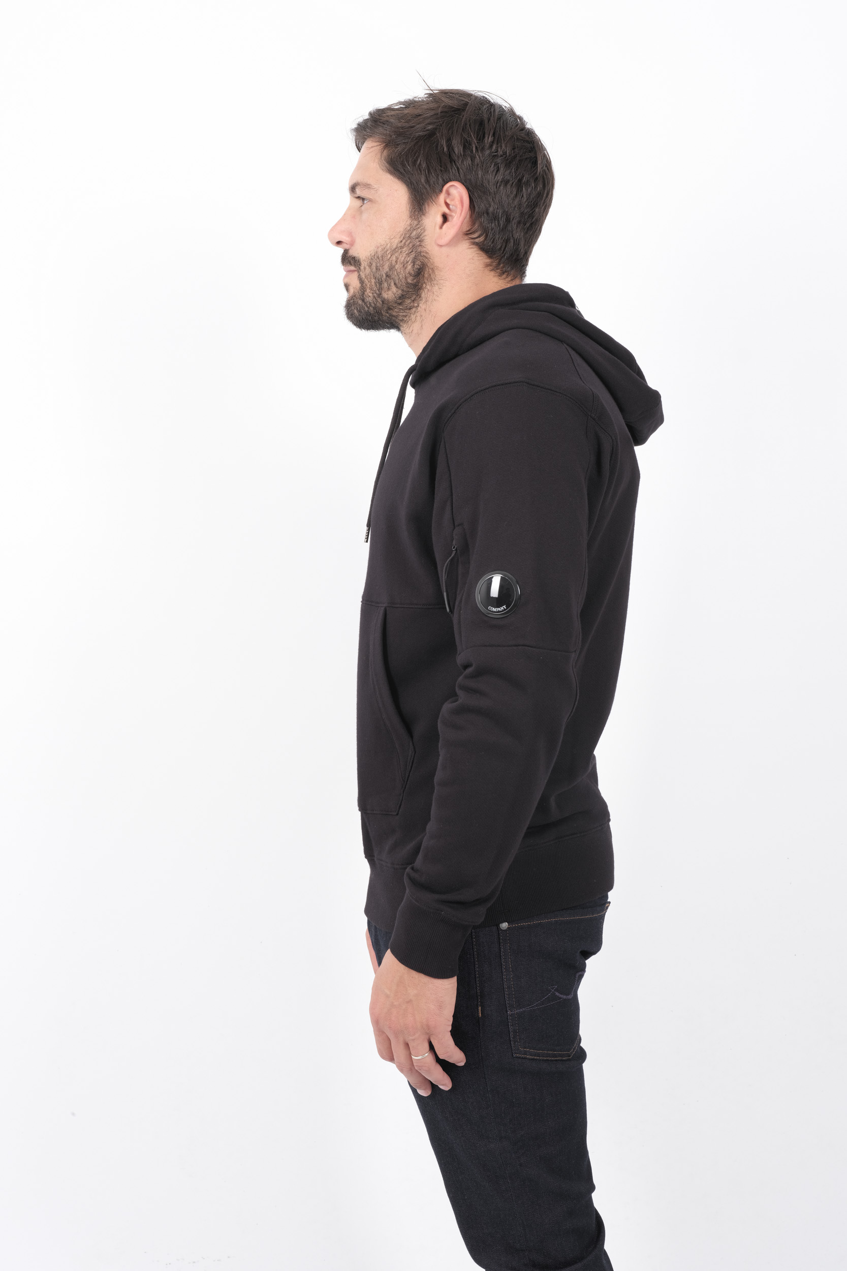  Image du produit SWEAT C.P COMPANY CAPUCHE NOIR S024A-999 - 4