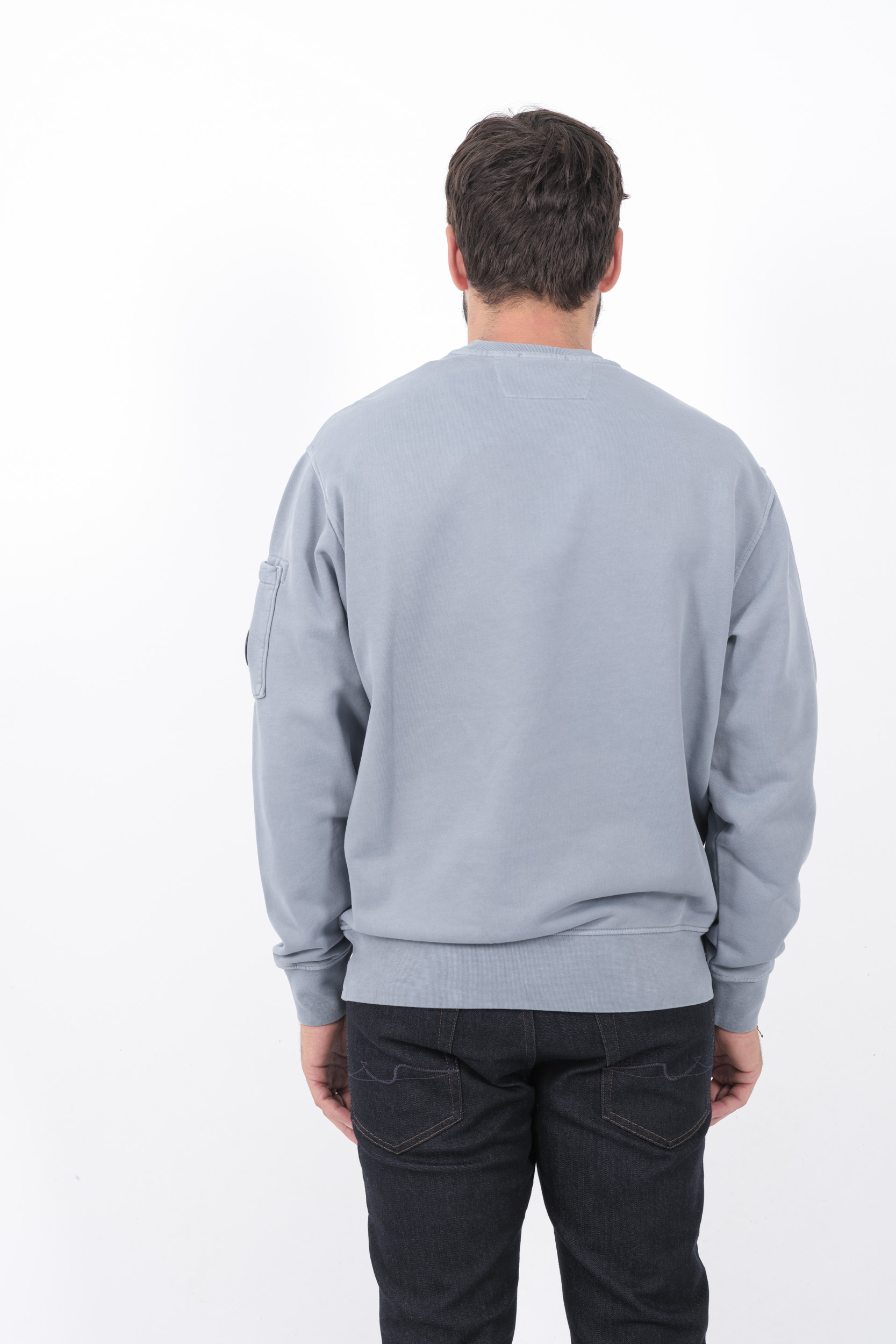  Image du produit SWEAT C.P COMPANY COL ROND BLEU S060A-851 - 5