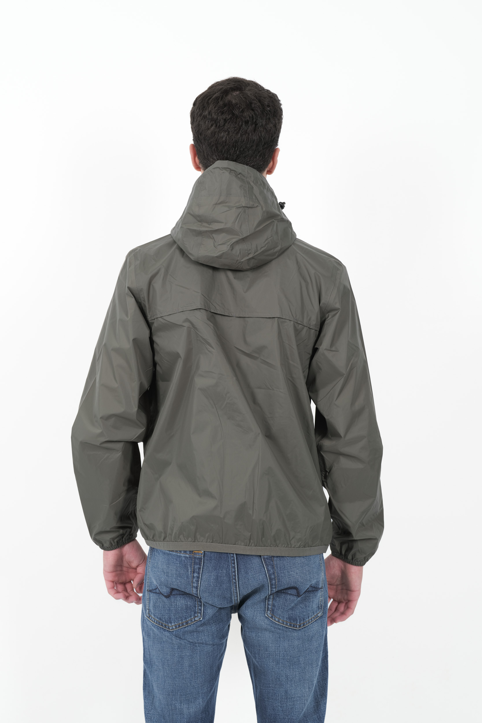 VESTE K-WAY COUPE VENT COURTE VERTE K004BD0-WMR