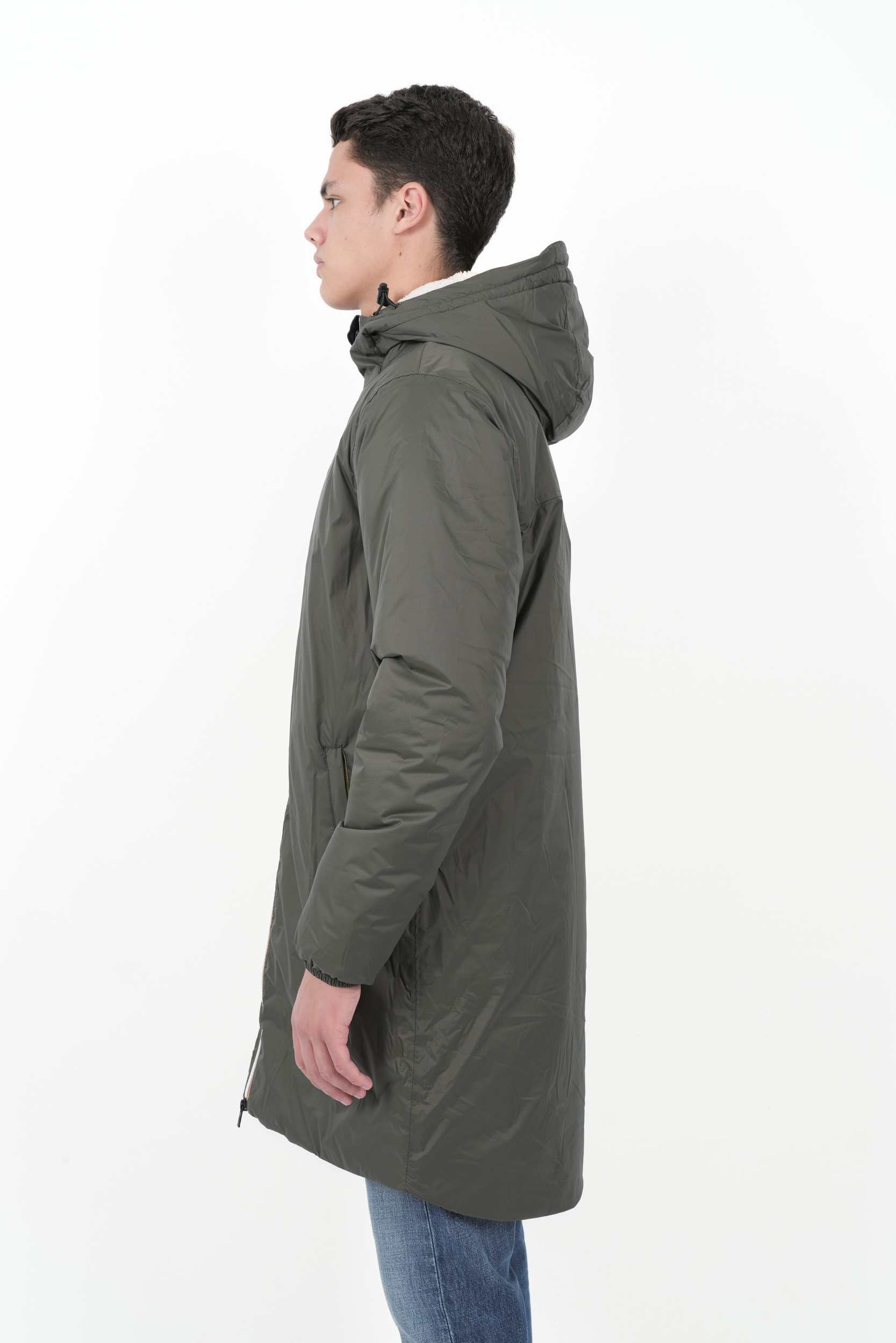 PARKAS K-WAY MOLTONNEE VERT K3114KW-WMR