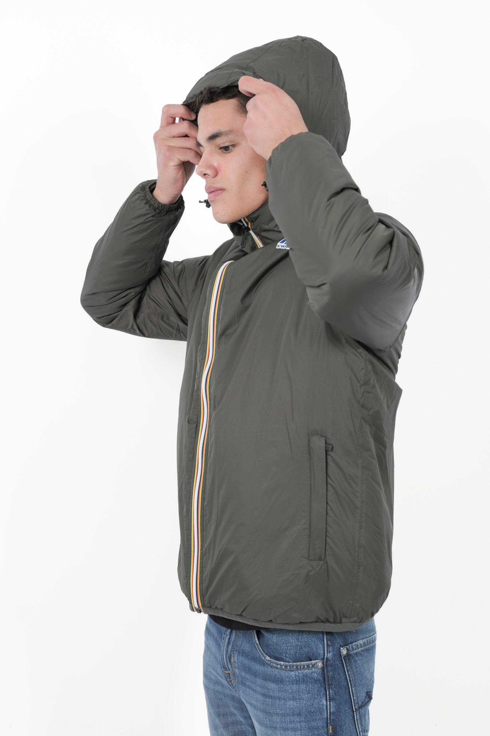  Image du produit BLOUSON K-WAY MOLTONNE VERT K3118TW-WMR - 2