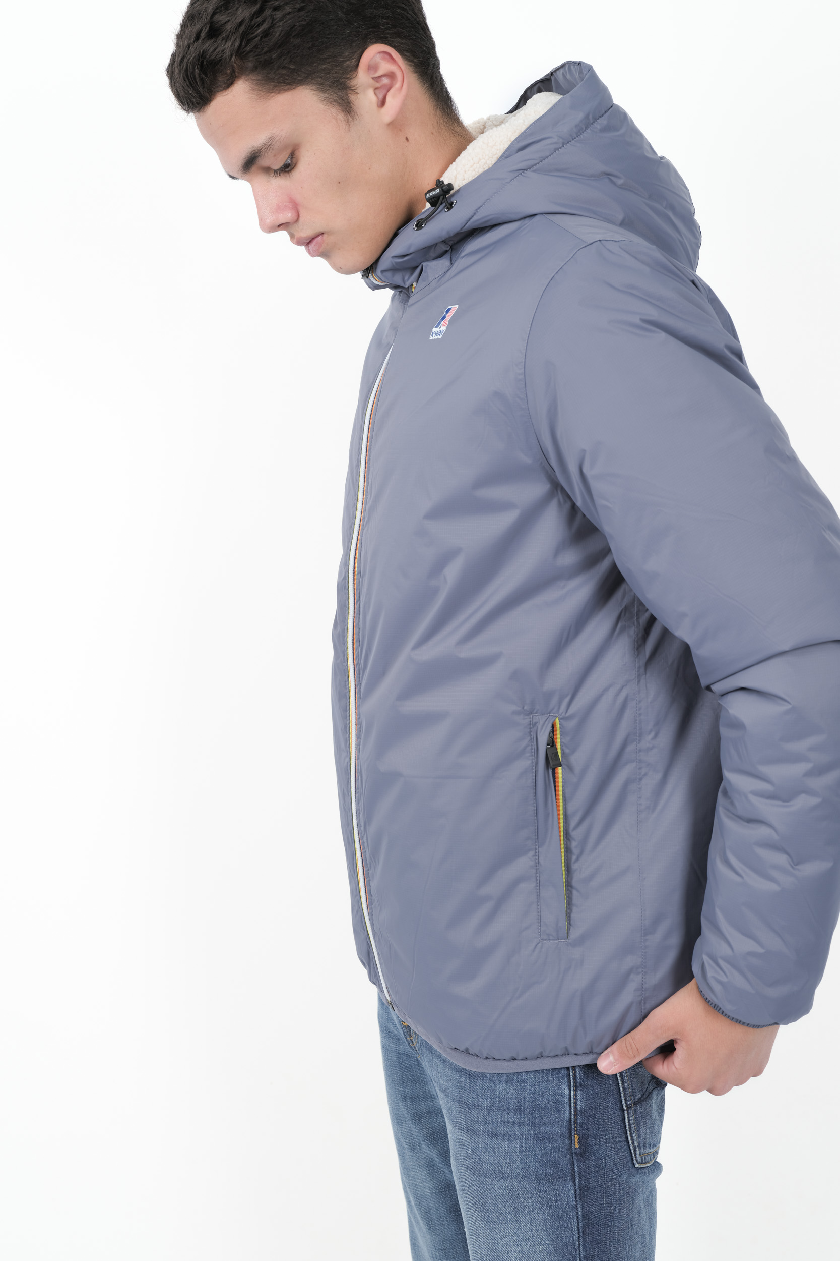  Image du produit BLOUSON K-WAY MOLTONNE BLEU K3118TW-K56 - 2