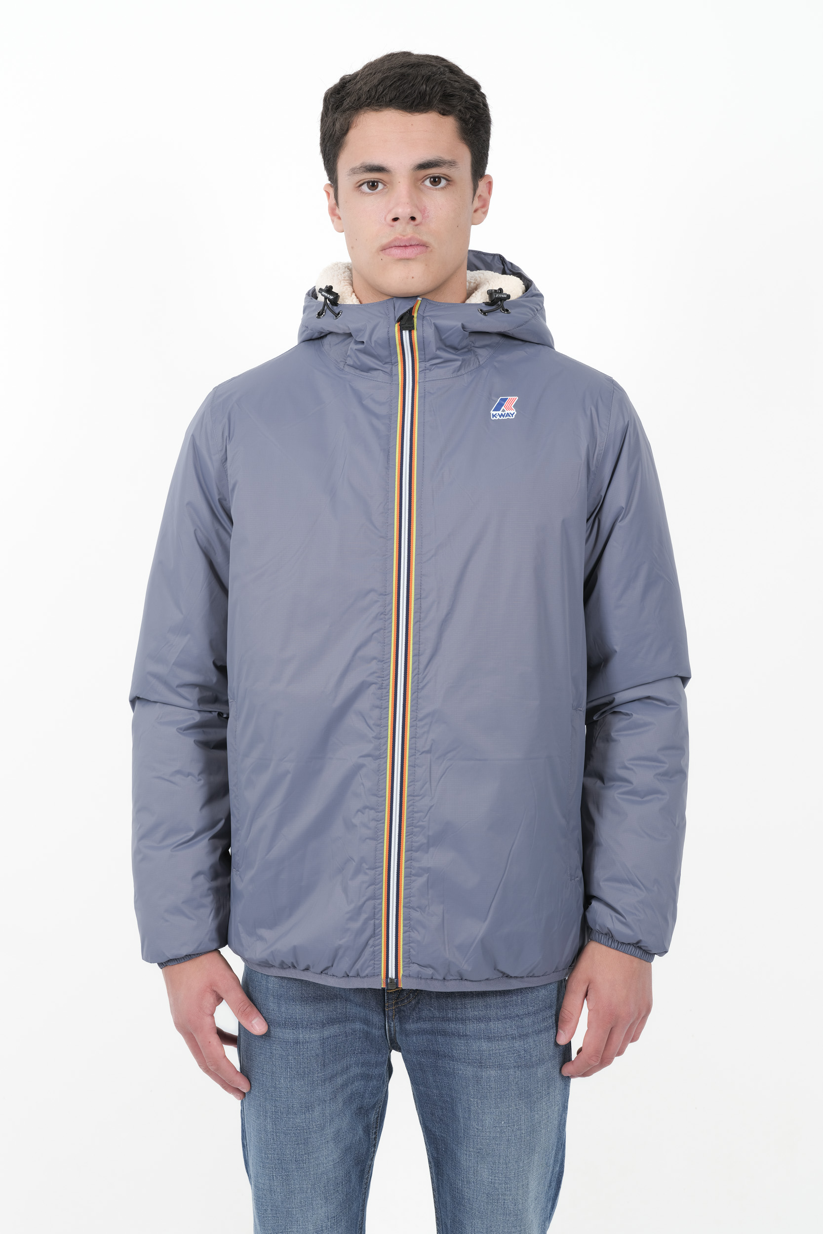  Image du produit BLOUSON K-WAY MOLTONNE BLEU K3118TW-K56 - 3