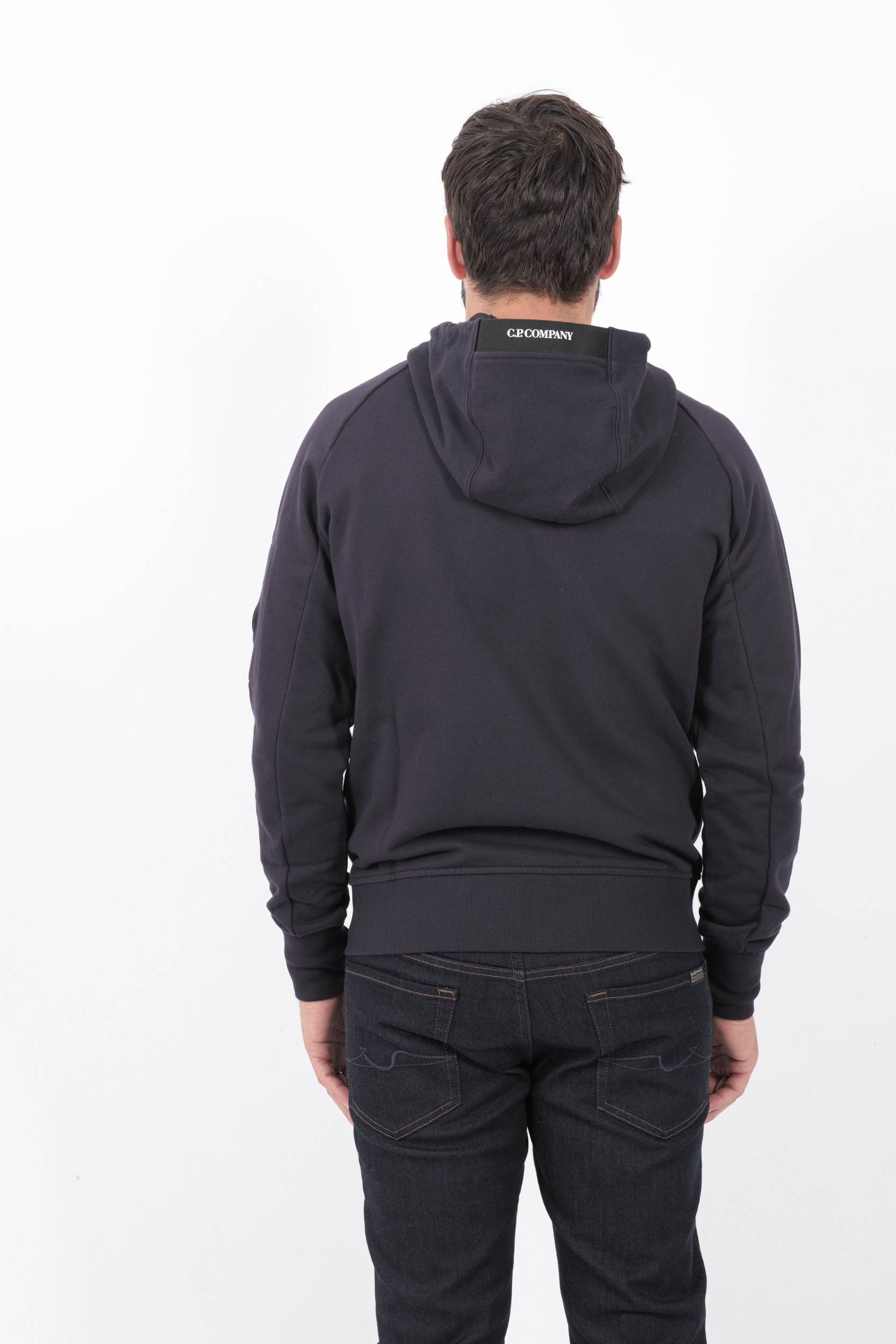  Image du produit SWEAT C.P COMPANY CAPUCHE ZIPPE MARINE S025A-888 - 5