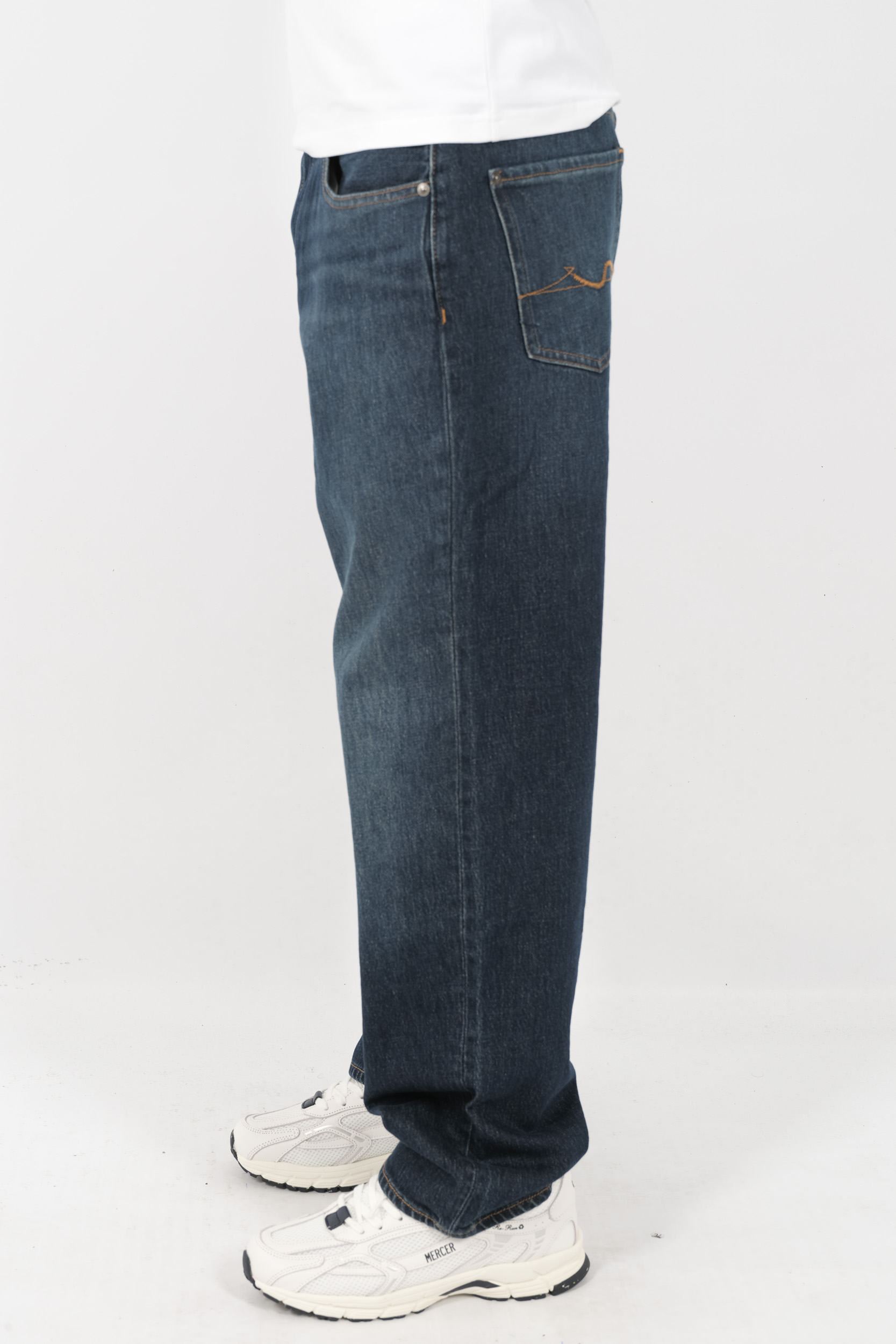 JEANS SEVEN LOOSE FIT BLEU BRUT JSRNC-DARKBLUE