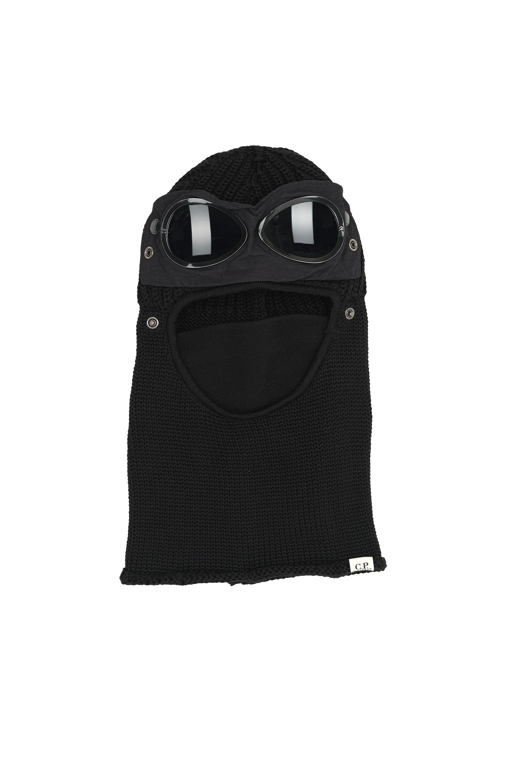  Image du produit CAGOULE C.P COMPANY EN LAINE MERINOS LUNETTES NOIR 301A-999 - 2