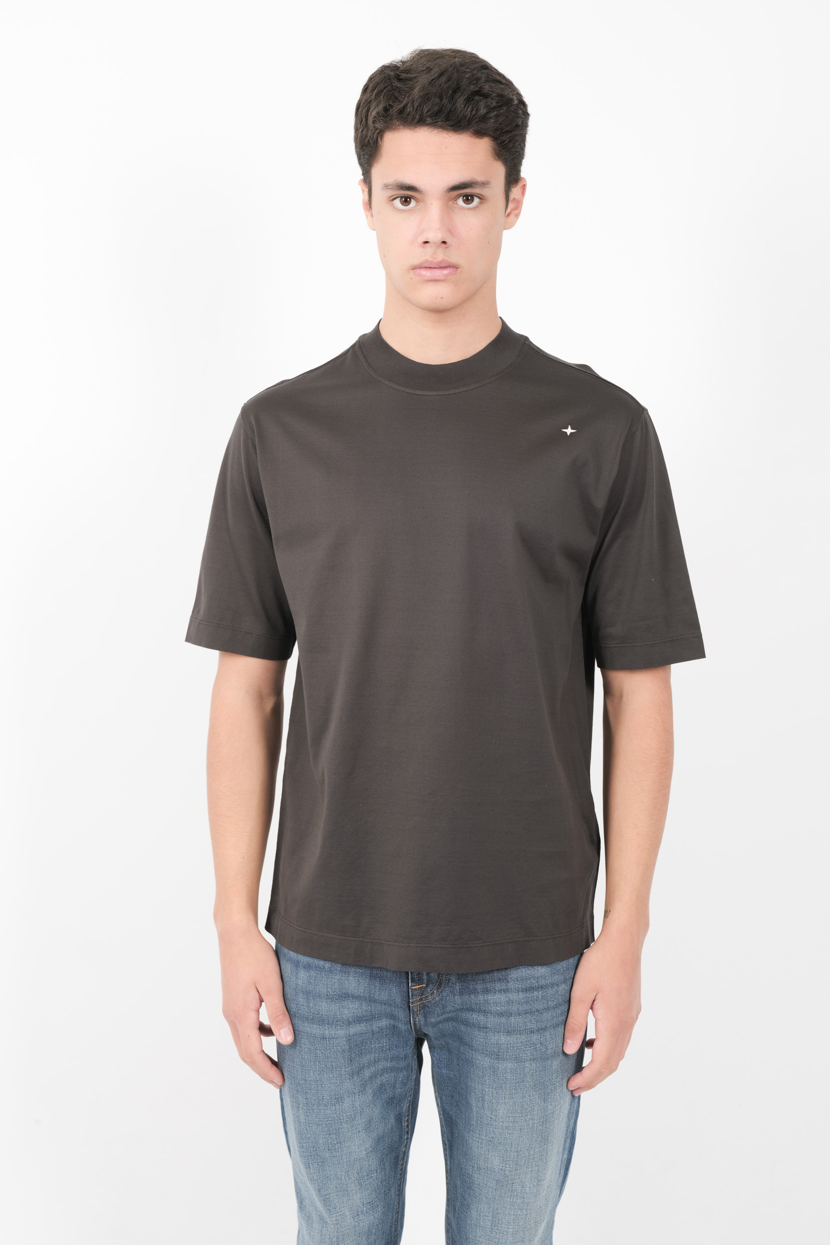  Image du produit TEE-SHIRT STONE ISLAND STELLINA 100% COTON ANTHRACITE 8115202G3-V0062 - 3