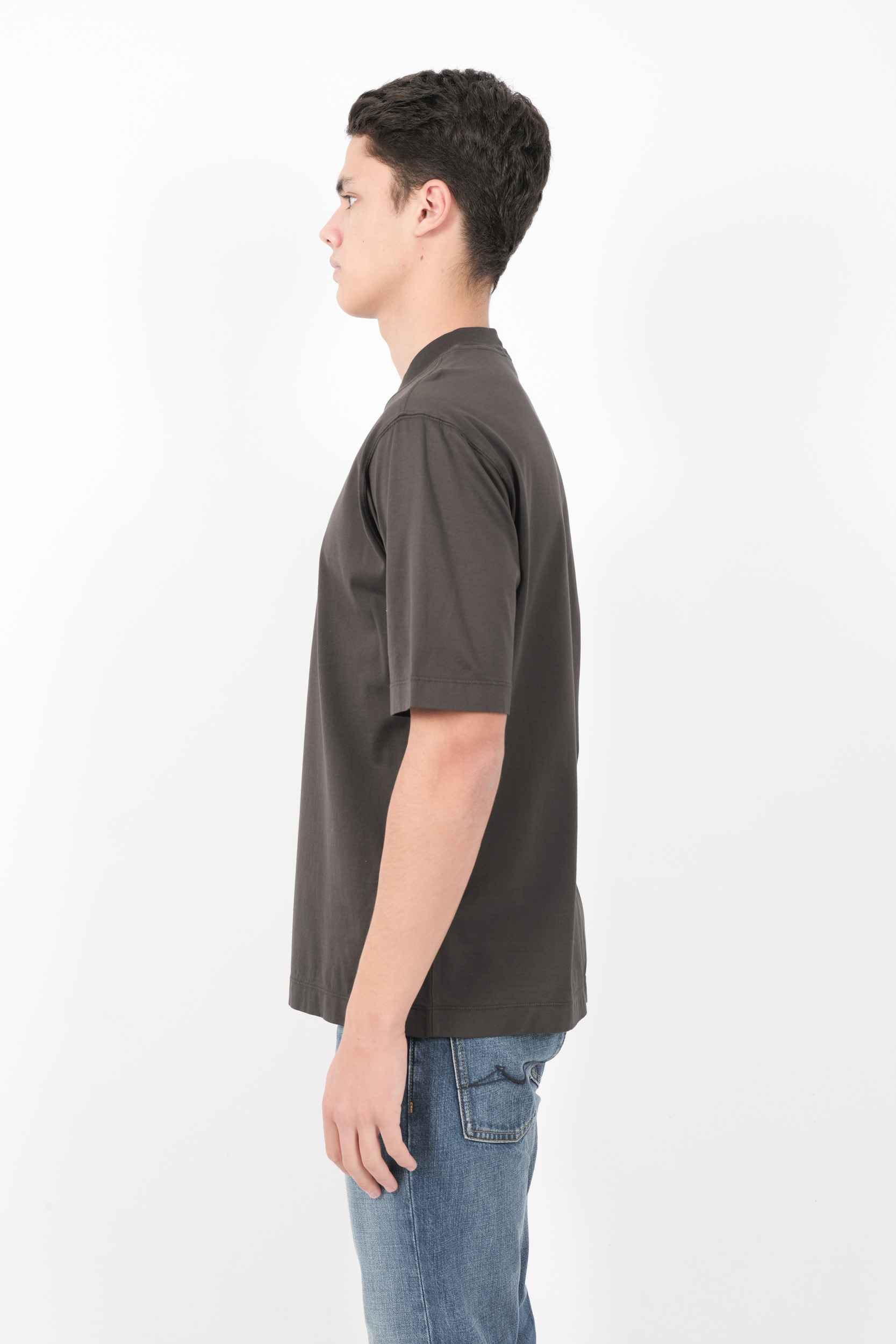  Image du produit TEE-SHIRT STONE ISLAND STELLINA 100% COTON ANTHRACITE 8115202G3-V0062 - 4