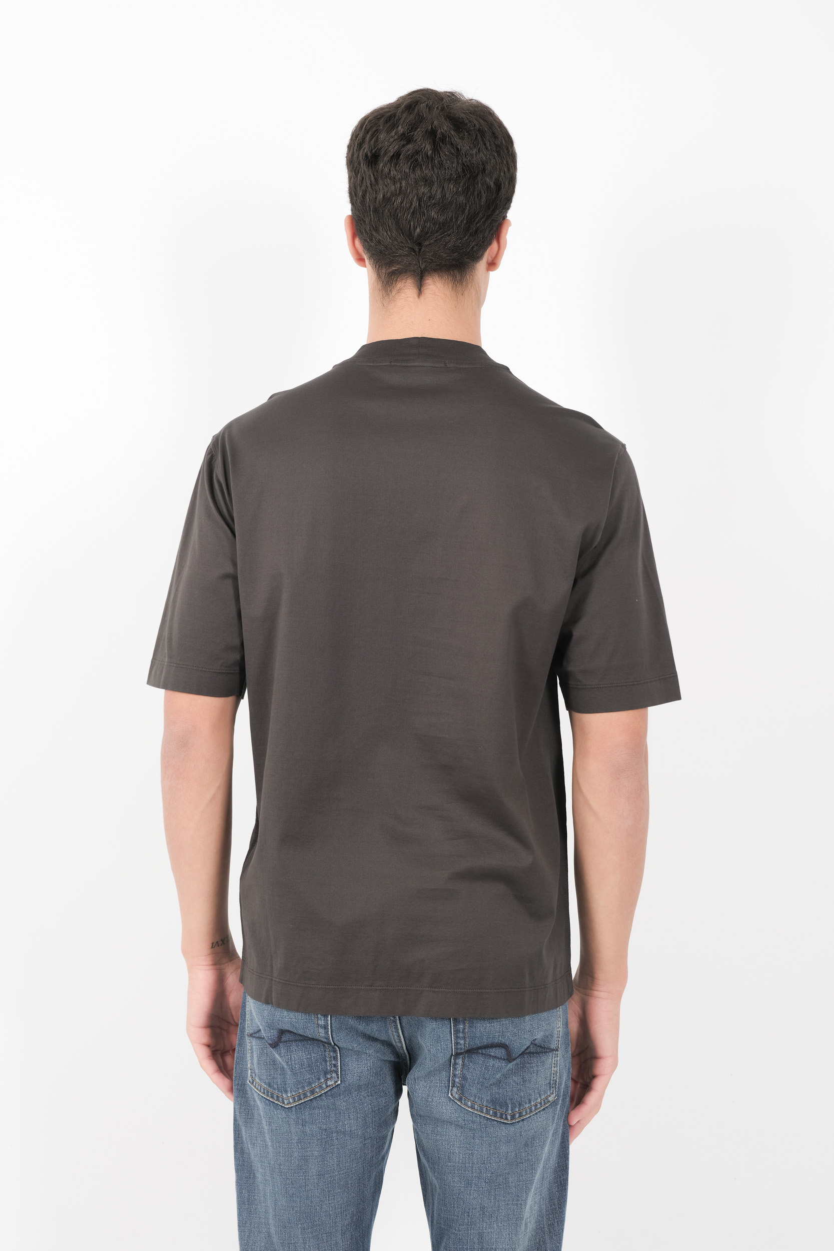  Image du produit TEE-SHIRT STONE ISLAND STELLINA 100% COTON ANTHRACITE 8115202G3-V0062 - 5