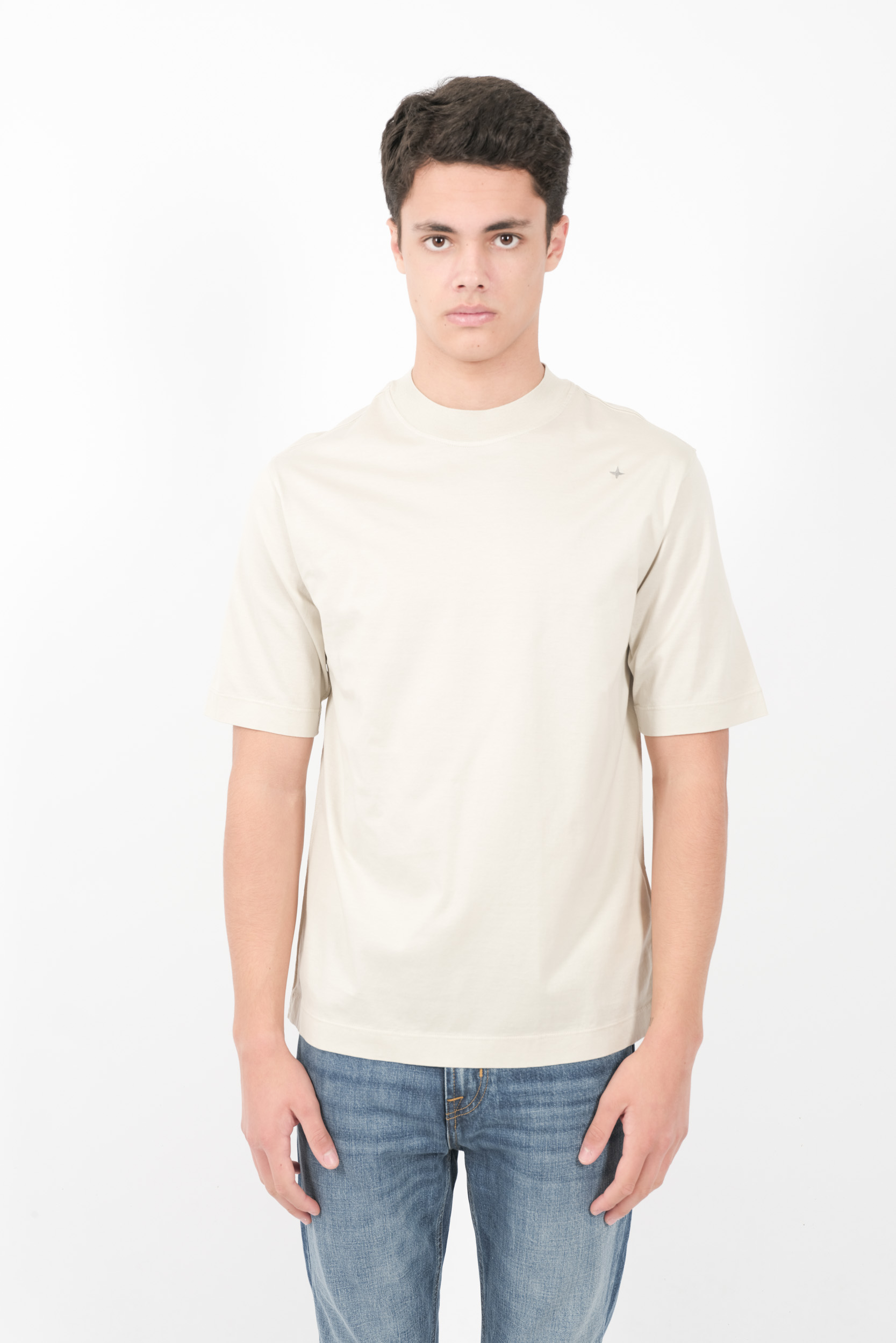  Image du produit TEE-SHIRT STONE ISLAND STELLINA 100% COTON BEIGE 8115202G3-V0095 - 3