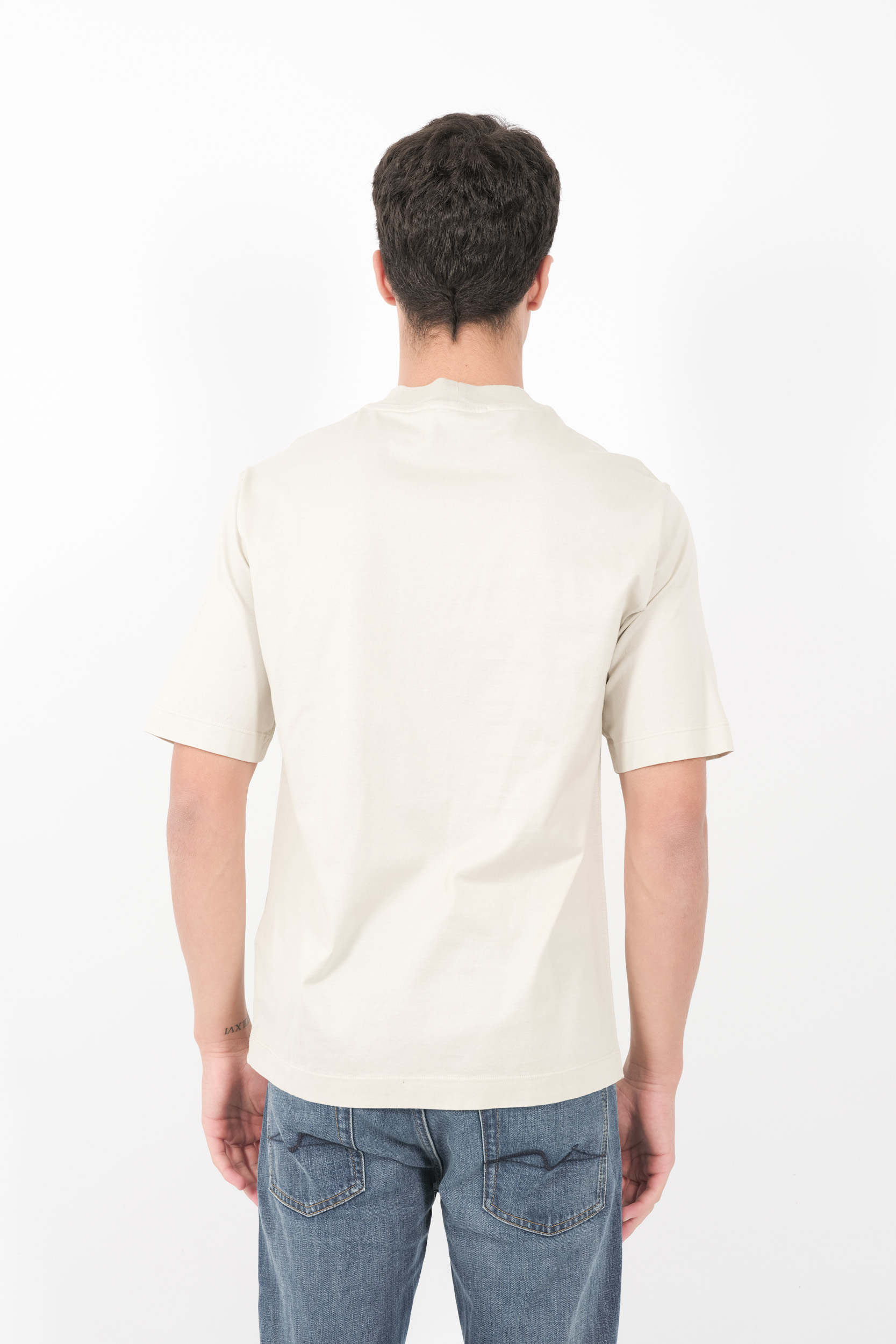  Image du produit TEE-SHIRT STONE ISLAND STELLINA 100% COTON BEIGE 8115202G3-V0095 - 5