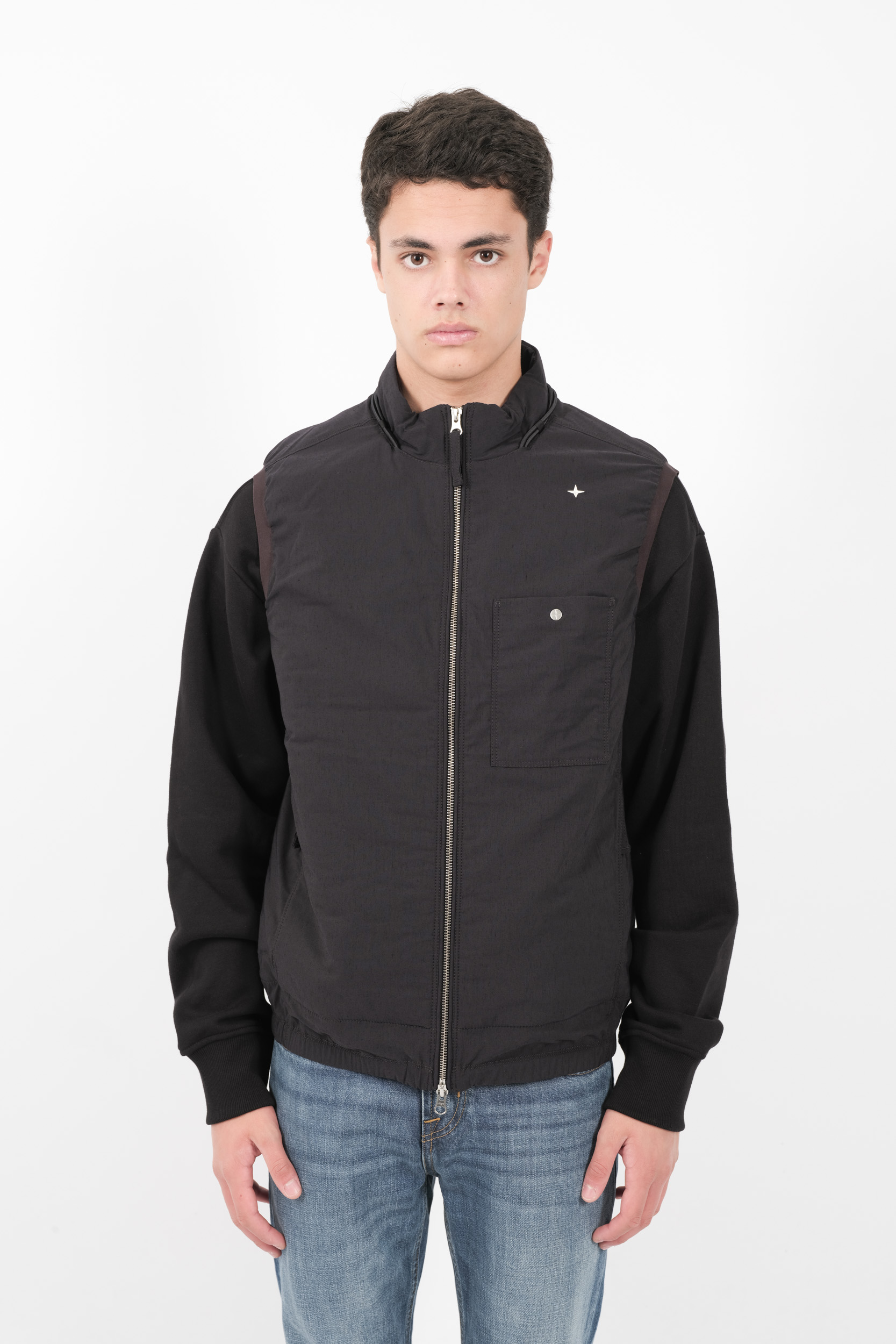  Image du produit VESTE STONE ISLAND STELLINA SANS MANCHE MARINE 8115G05G2-V0028 - 3