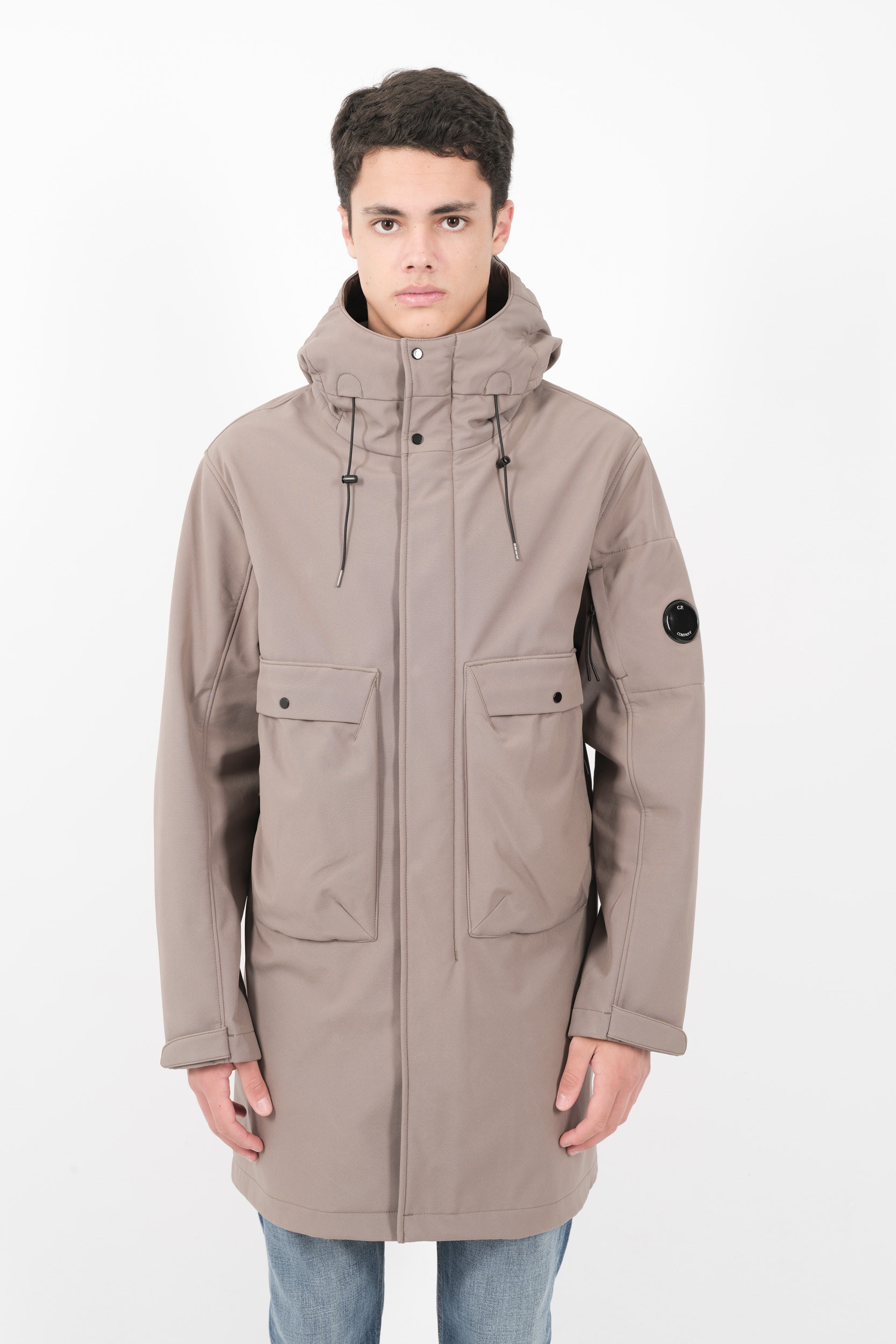 PARKAS C.P COMPANY SOFT-SHELL TAUPE W008A-359