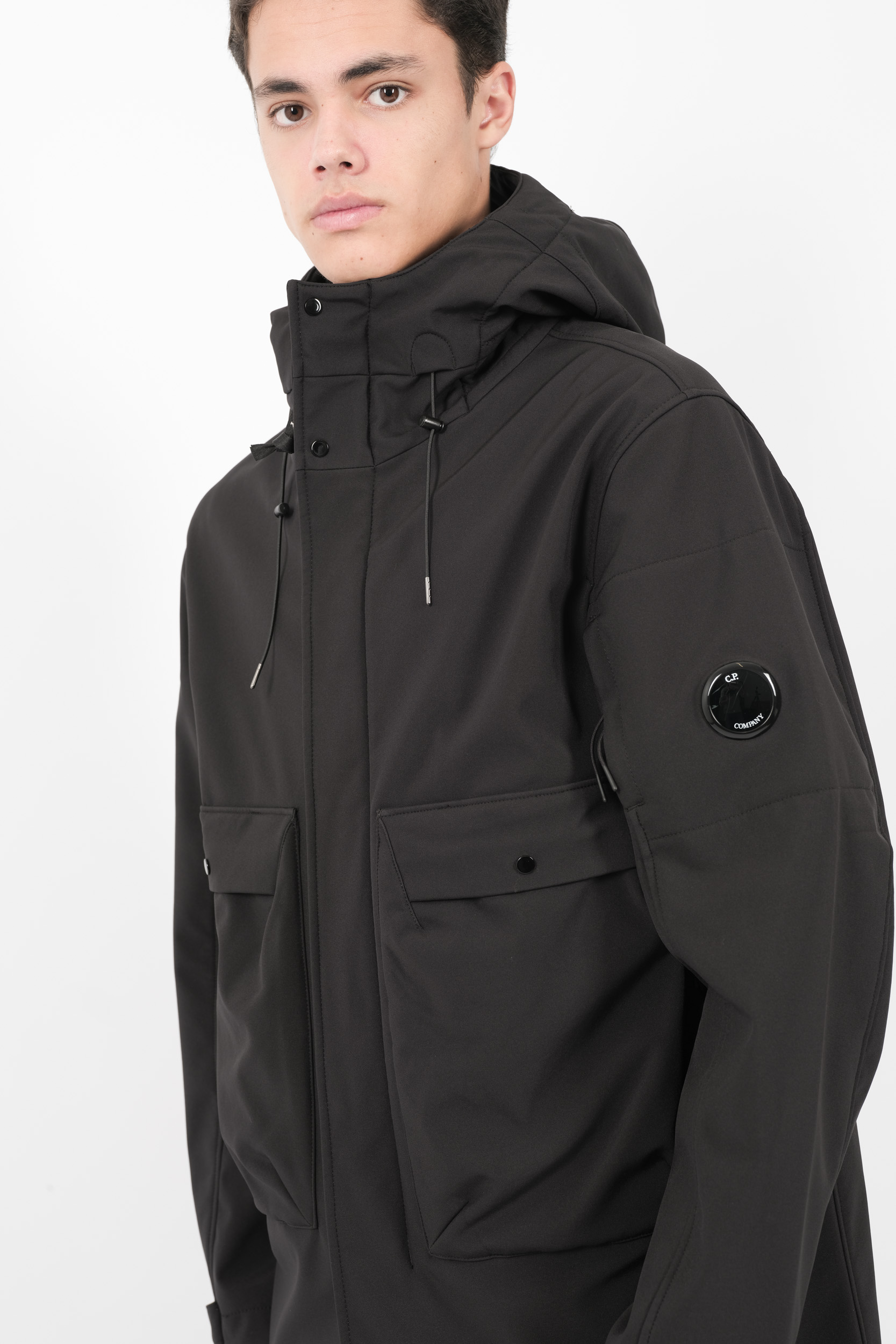 PARKAS C.P COMPANY SOFT-SHELL NOIR W008A-999