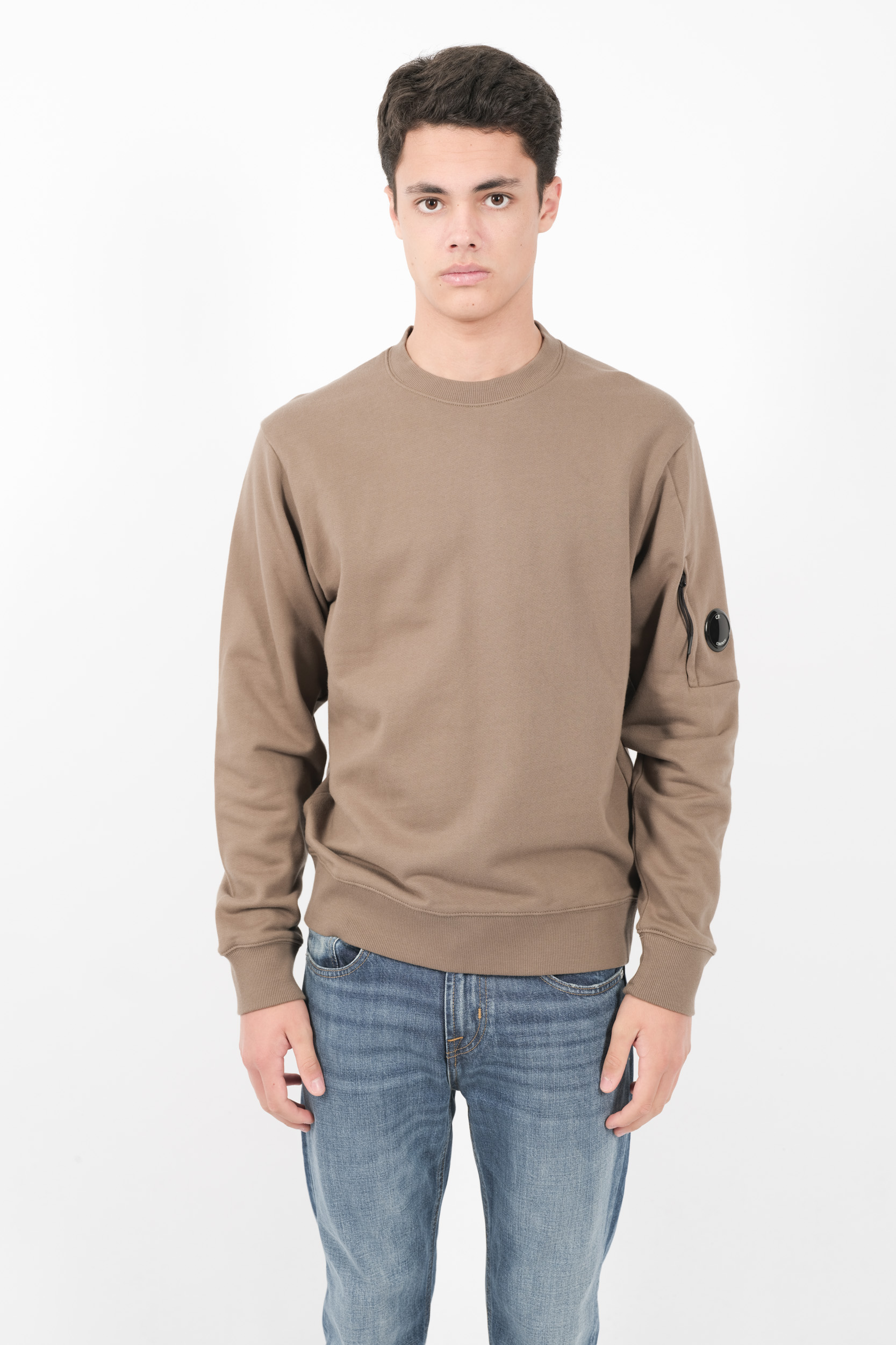  Image du produit SWEAT C.P COMPANY COL ROND TAUPE S023A-359 - 3