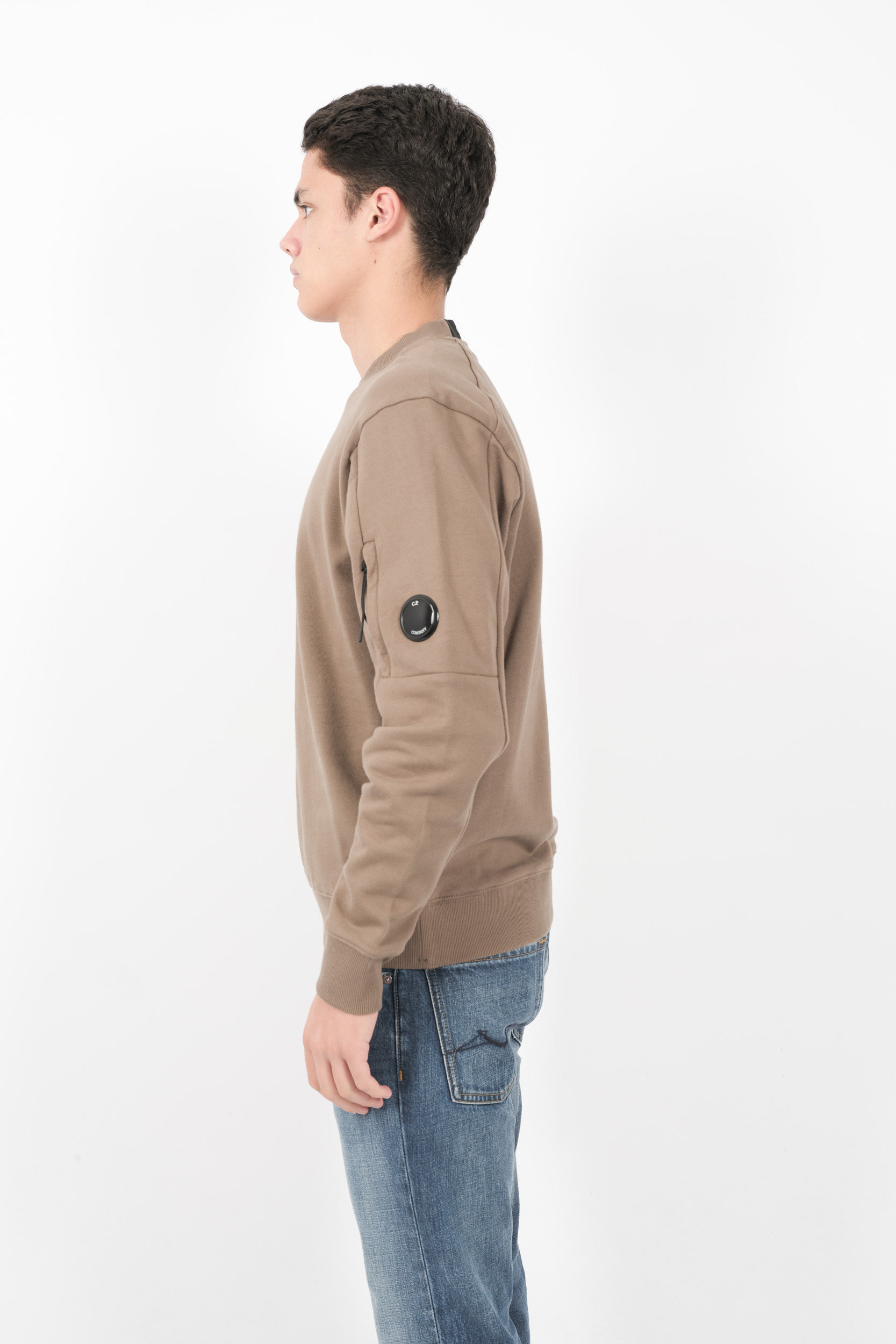  Image du produit SWEAT C.P COMPANY COL ROND TAUPE S023A-359 - 4