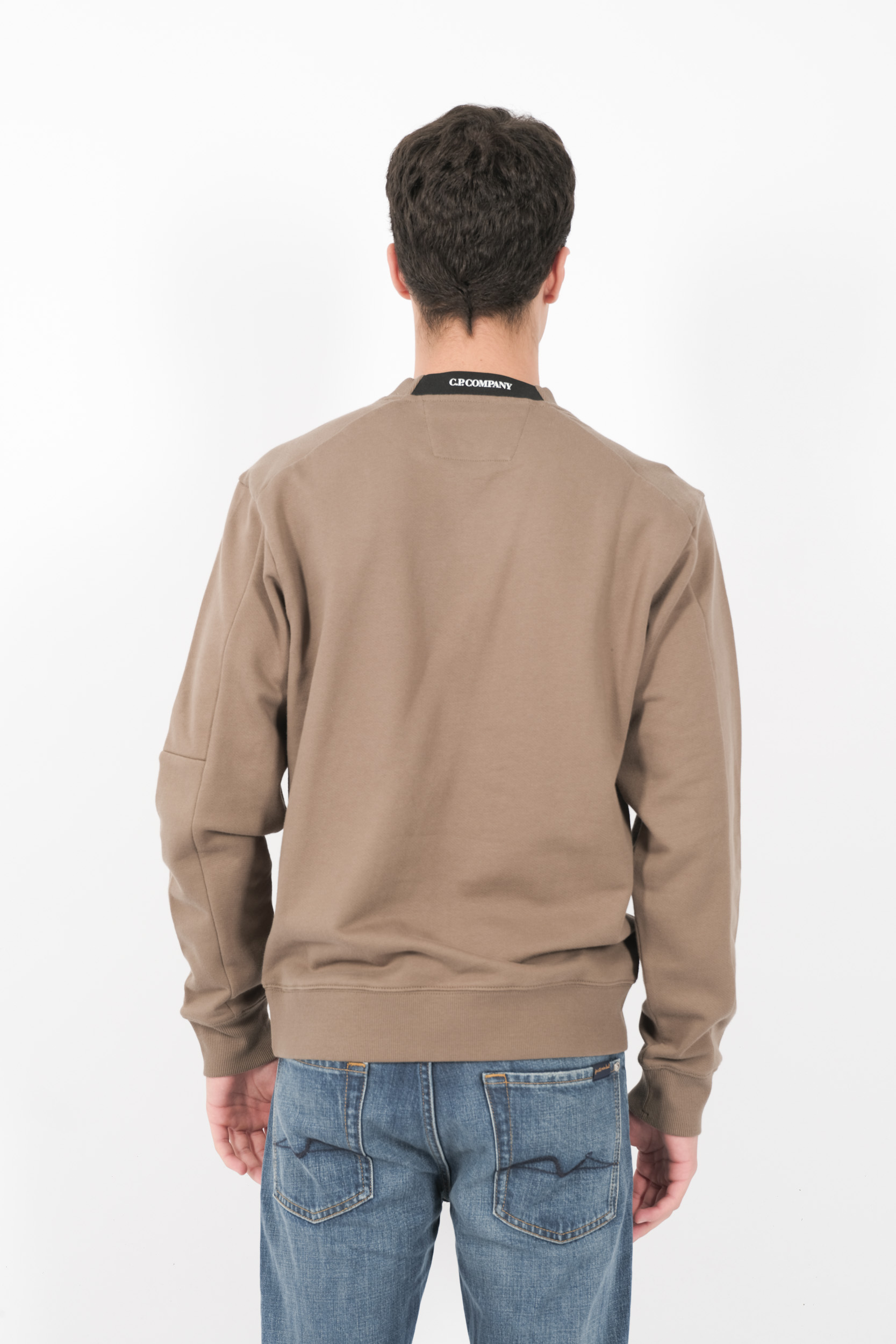  Image du produit SWEAT C.P COMPANY COL ROND TAUPE S023A-359 - 5