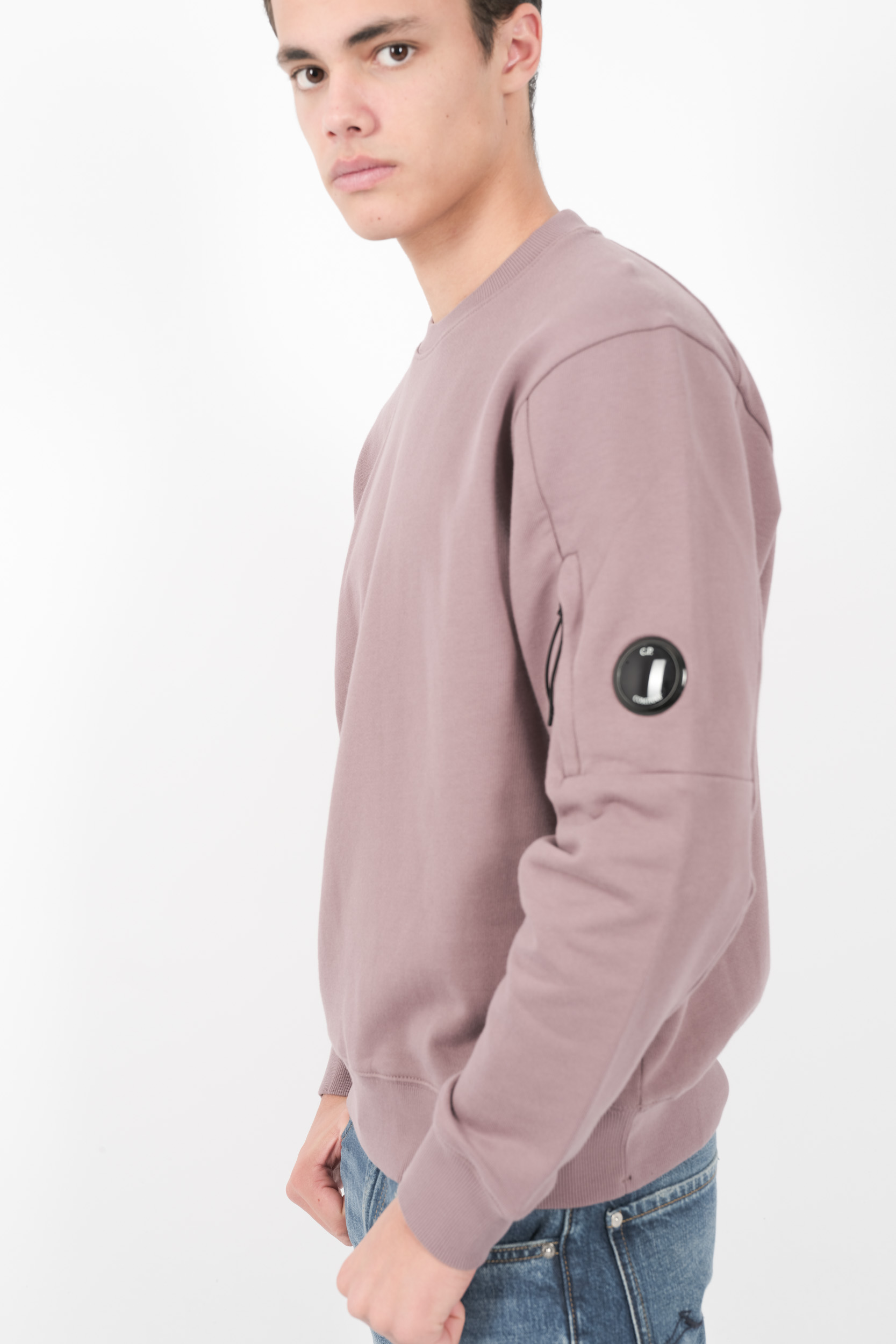  Image du produit SWEAT C.P COMPANY COL ROND LAVANDE S023A-735 - 2