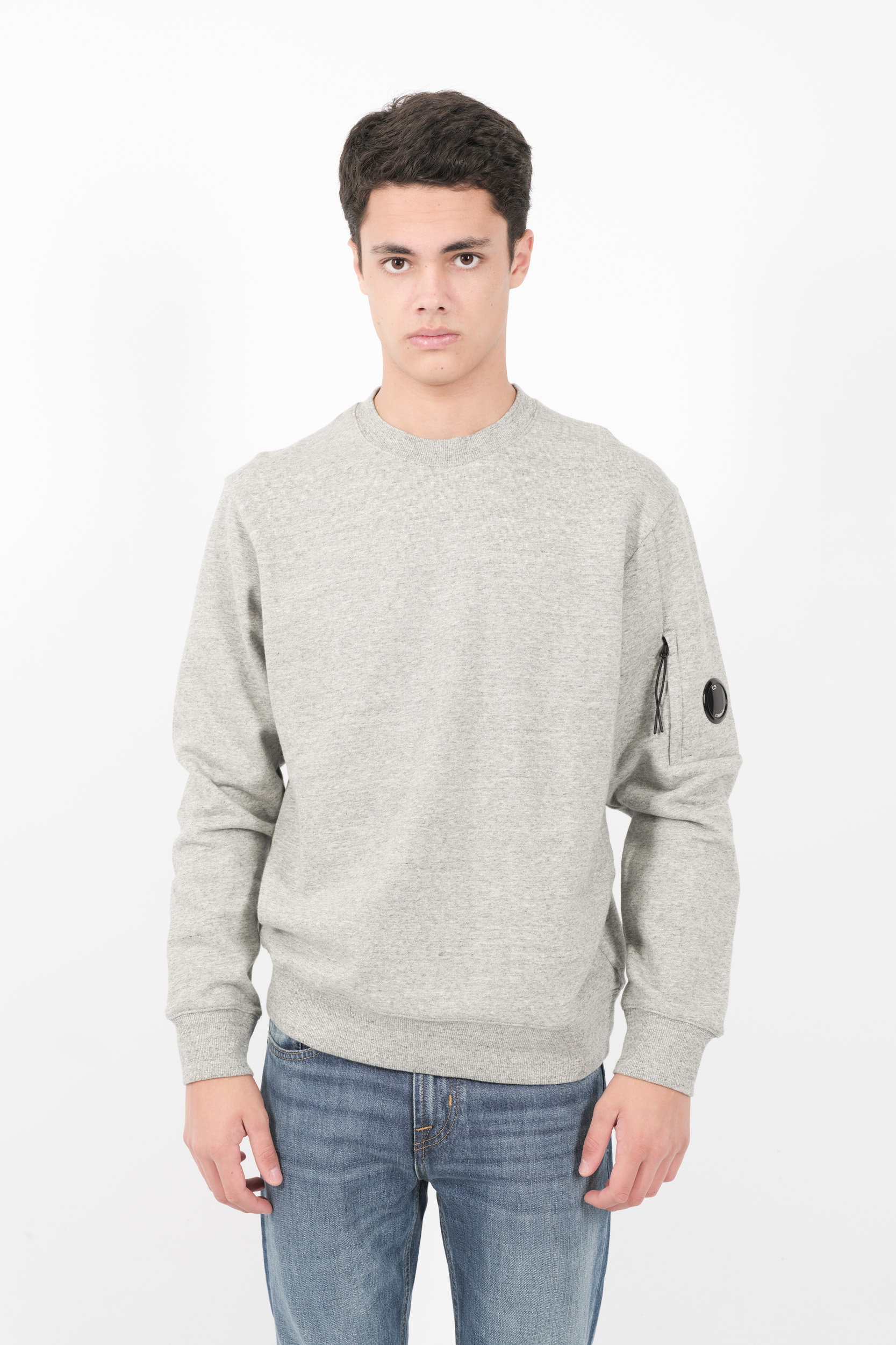  Image du produit SWEAT C.P COMPANY COL ROND GRIS S023A-M94 - 3