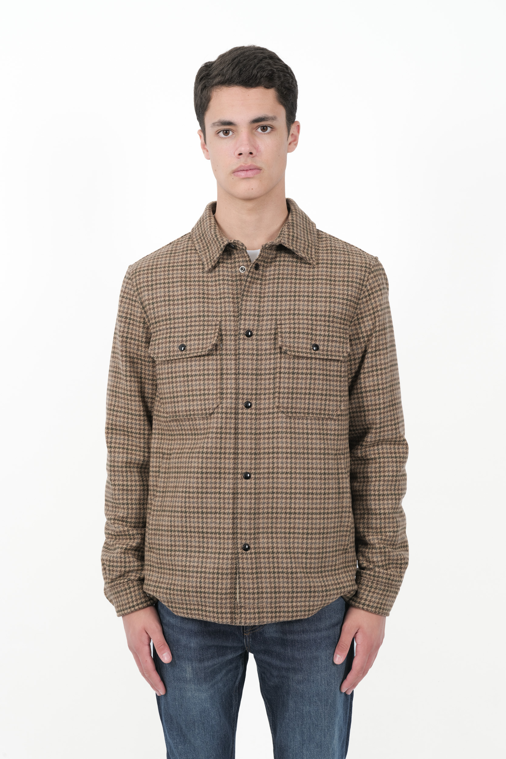  Image du produit SURCHEMISE WOOLRICH EN LAINE MELANGEE A CARREAUX S0159-8880 - 3