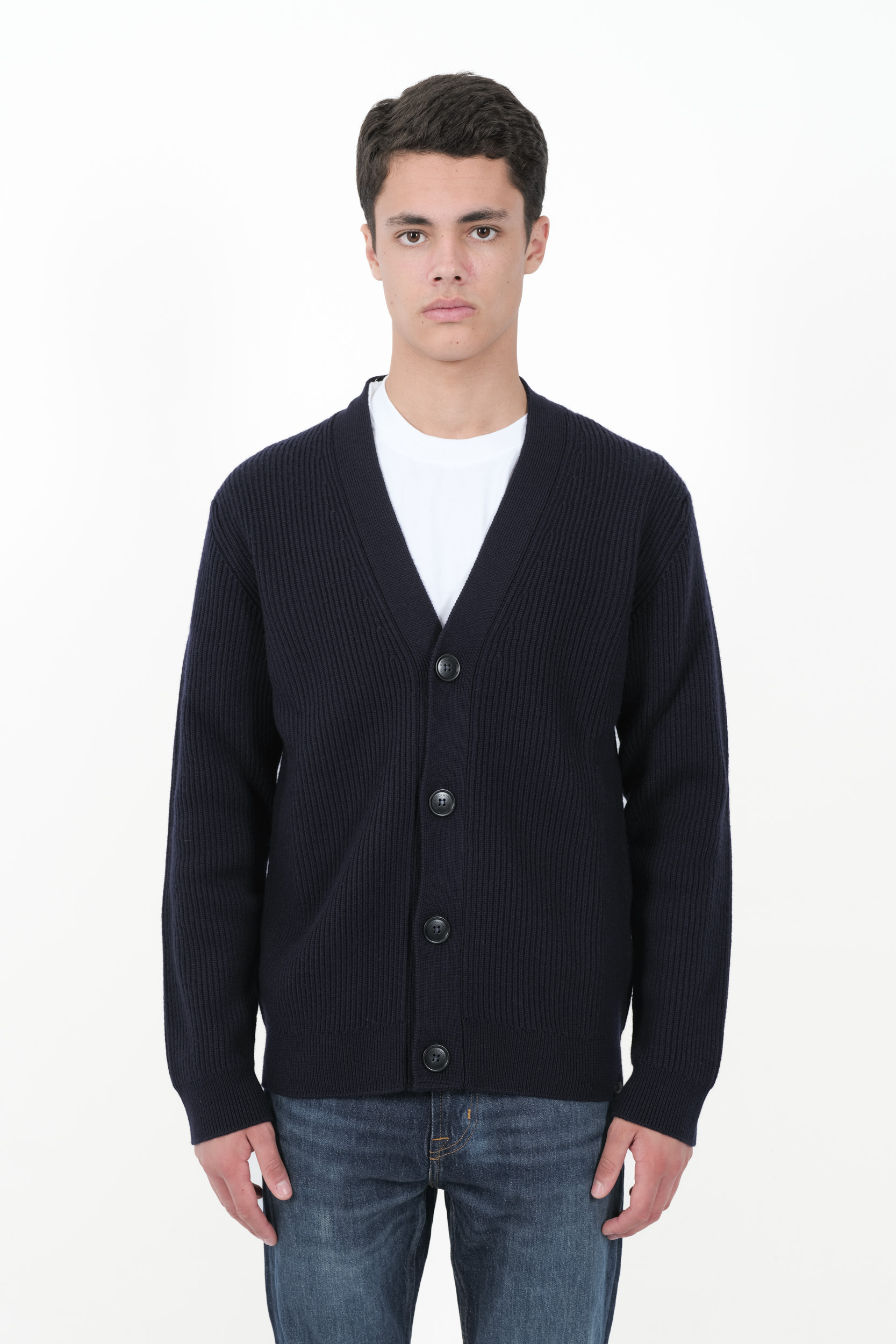  Image du produit CARDIGAN WOOLRICH A BOUTONS MARINE N0322-3989 - 3