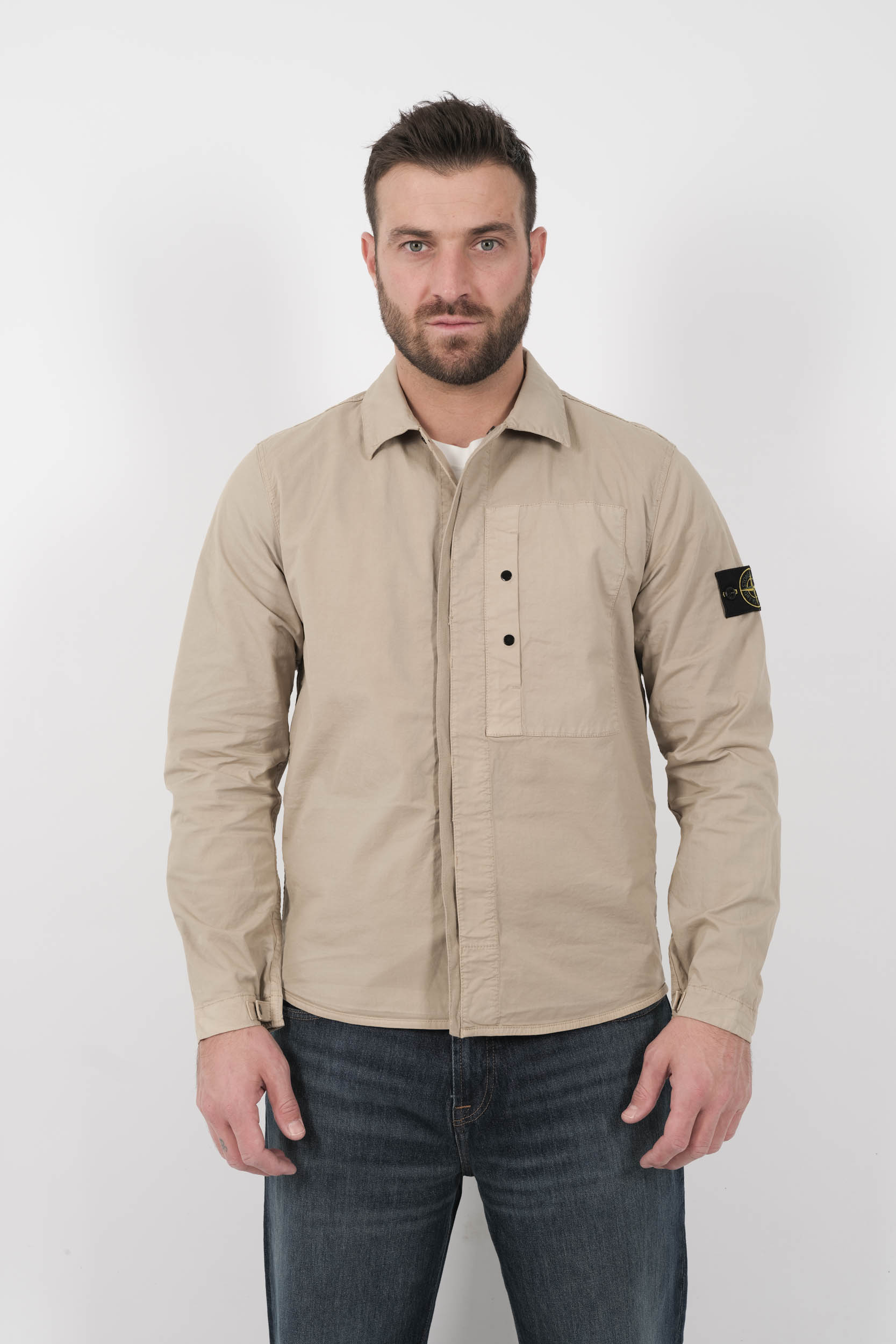  Image du produit SURCHEMISE STONE ISLAND BEIGE S151233S10-V009A - 3