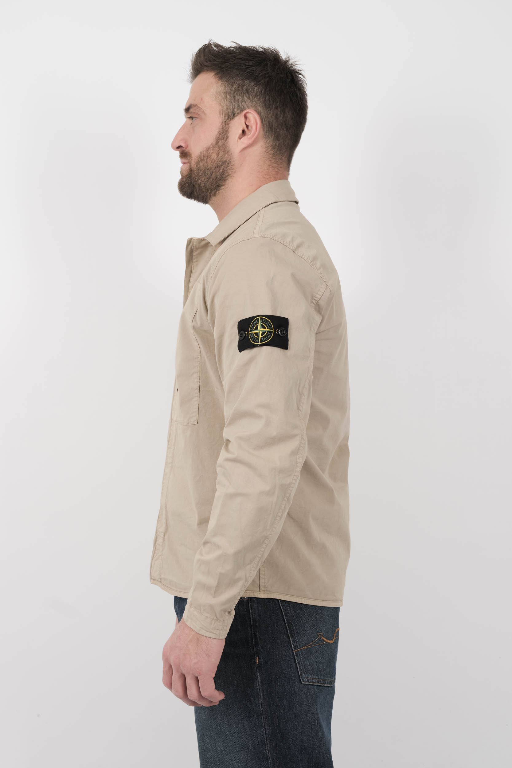  Image du produit SURCHEMISE STONE ISLAND BEIGE S151233S10-V009A - 4