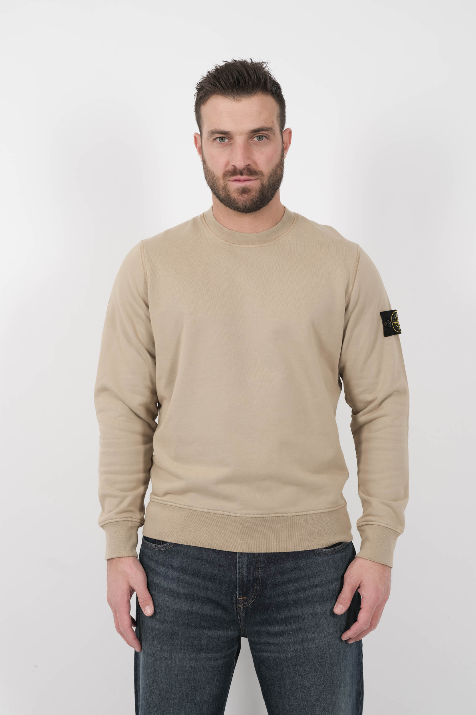  Image du produit SWEAT STONE ISLAND COL ROND BEIGE S156144S51-V009A - 3