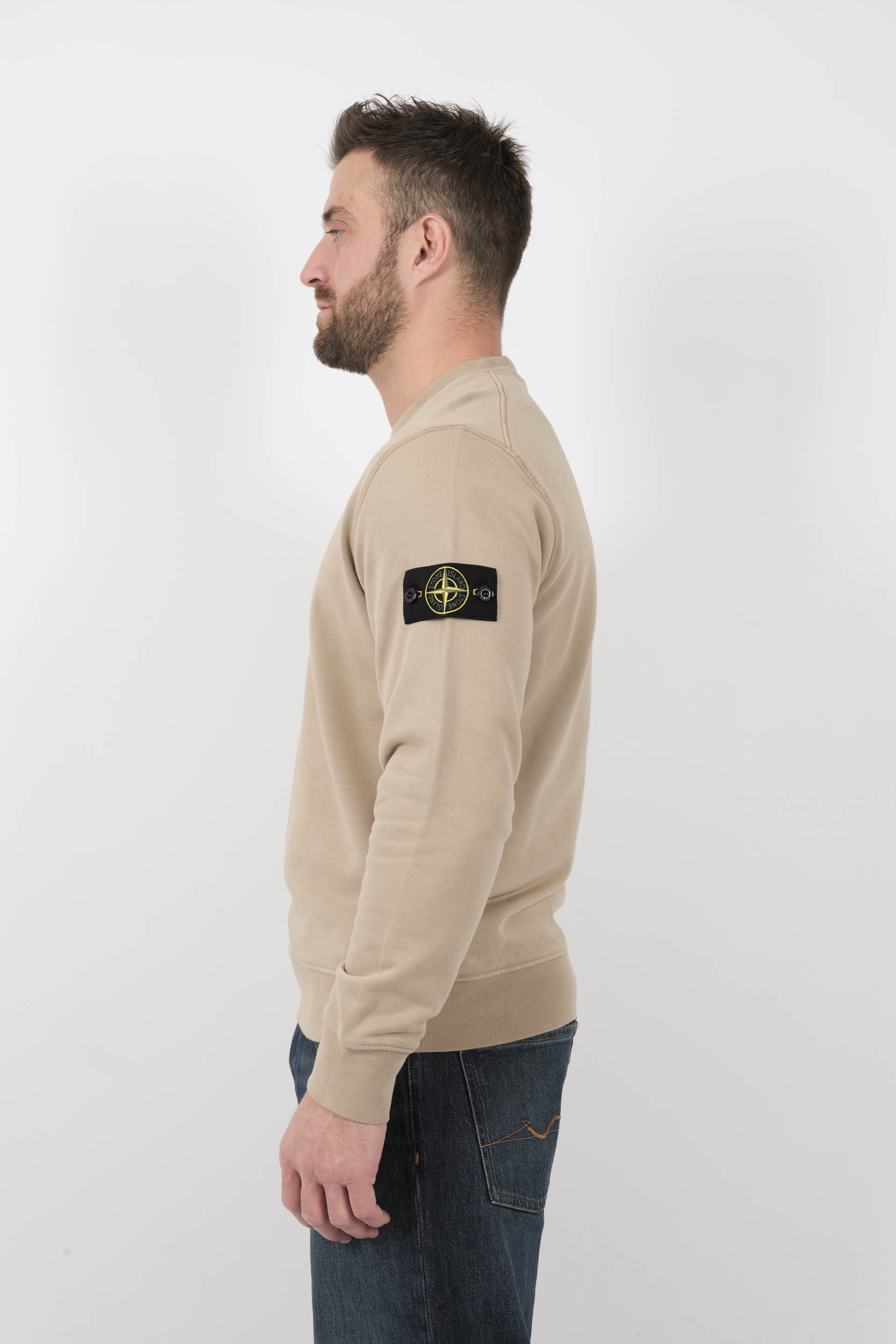  Image du produit SWEAT STONE ISLAND COL ROND BEIGE S156144S51-V009A - 4