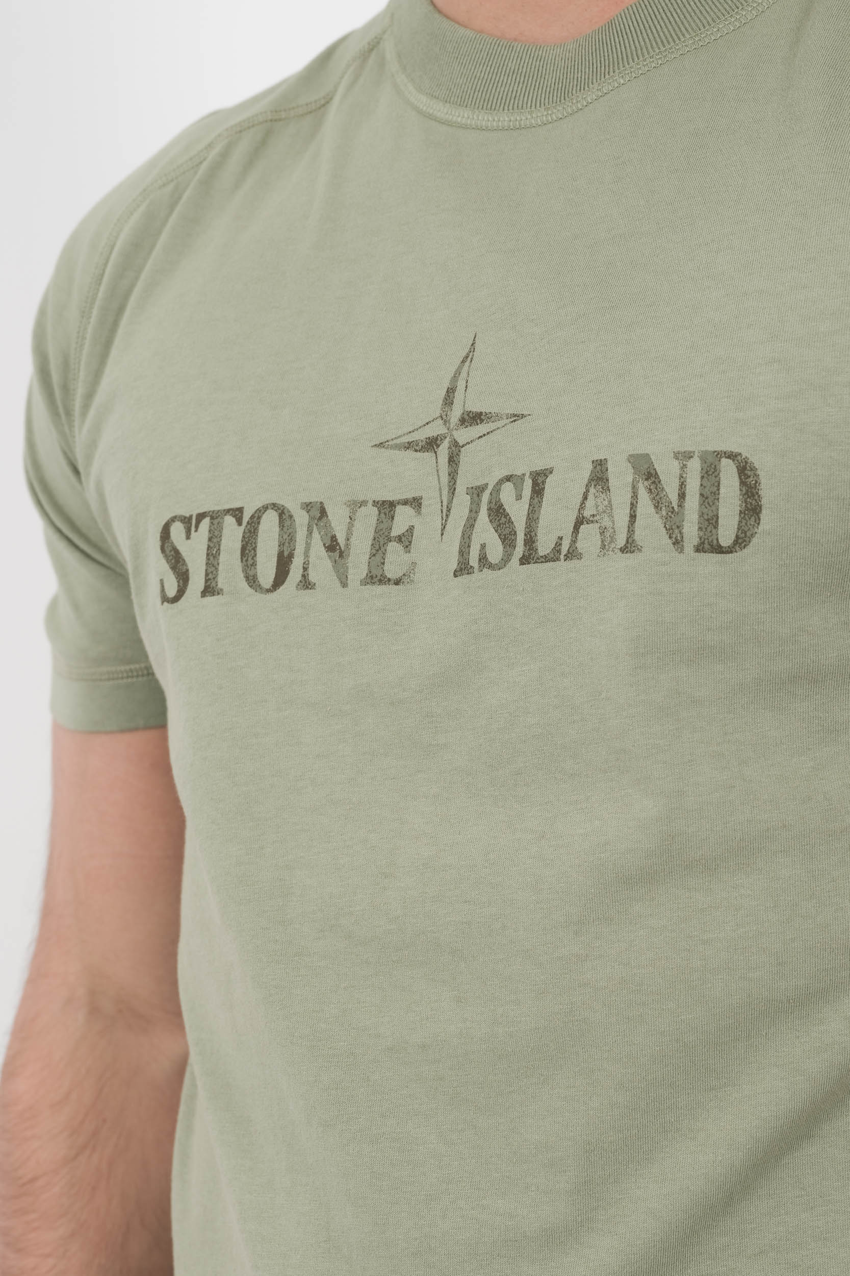  Image du produit TEE-SHIRT STONE ISLAND LOGO IMPRIME VERT S152120S81-V0055 - 6