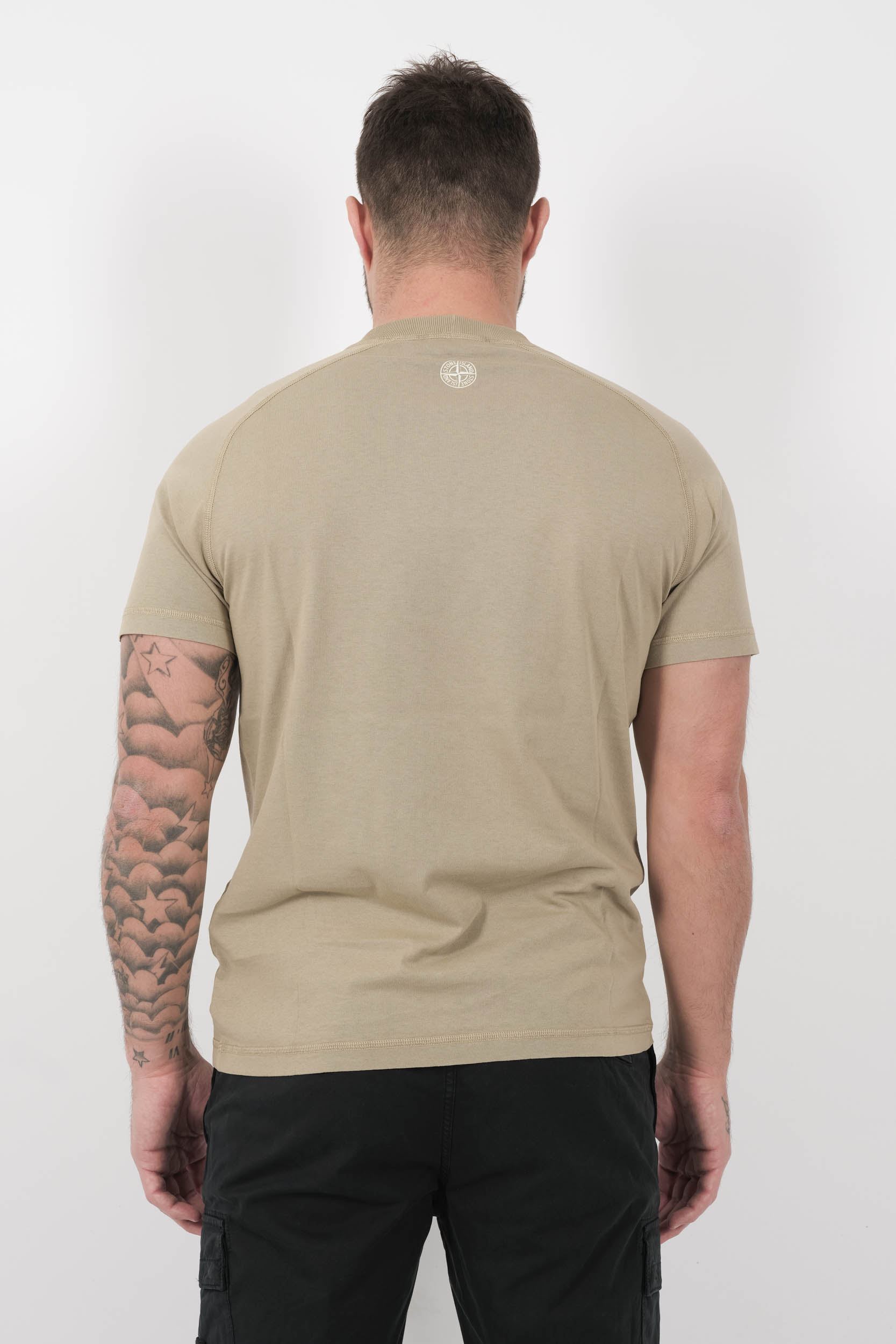  Image du produit TEE-SHIRT STONE ISLAND LOGO IMPRIME BEIGE S152120S81-V009A - 5